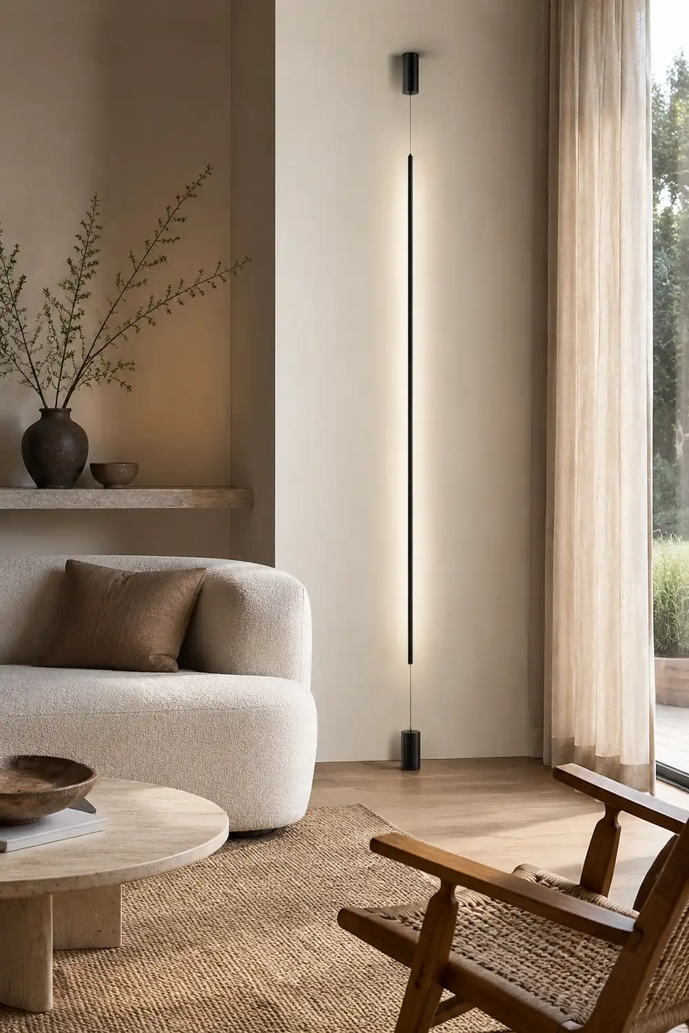 Slim line Cabinet Stand Lamp - Lumpaz