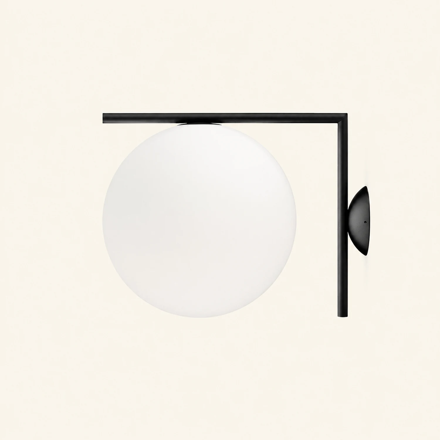 Blown Glass Opal Glass Wall Lamp - Lumpaz
