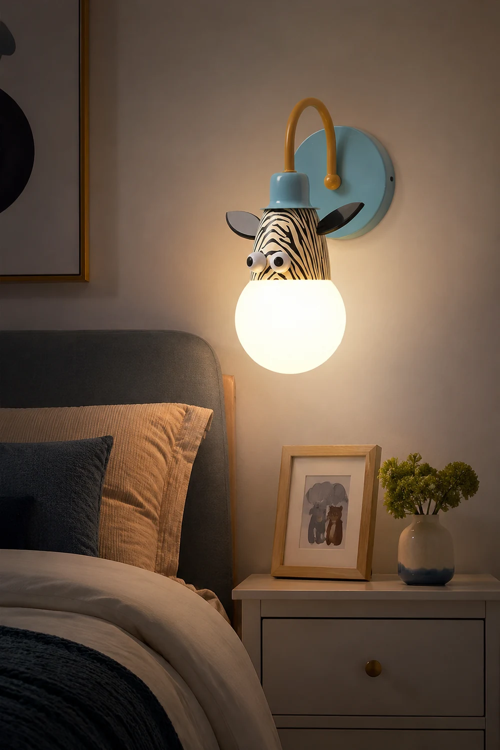 Cartoon Animal Kids Wall Lamp - Lumpaz