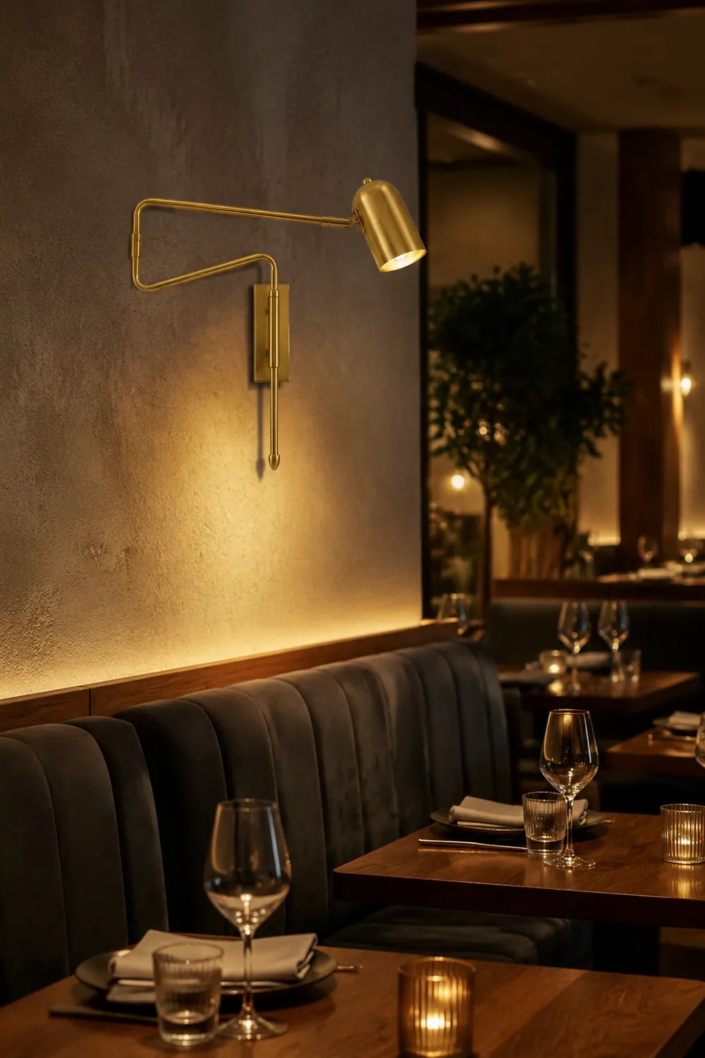 Adjustable Arm Reading Wall Lamp - Lumpaz