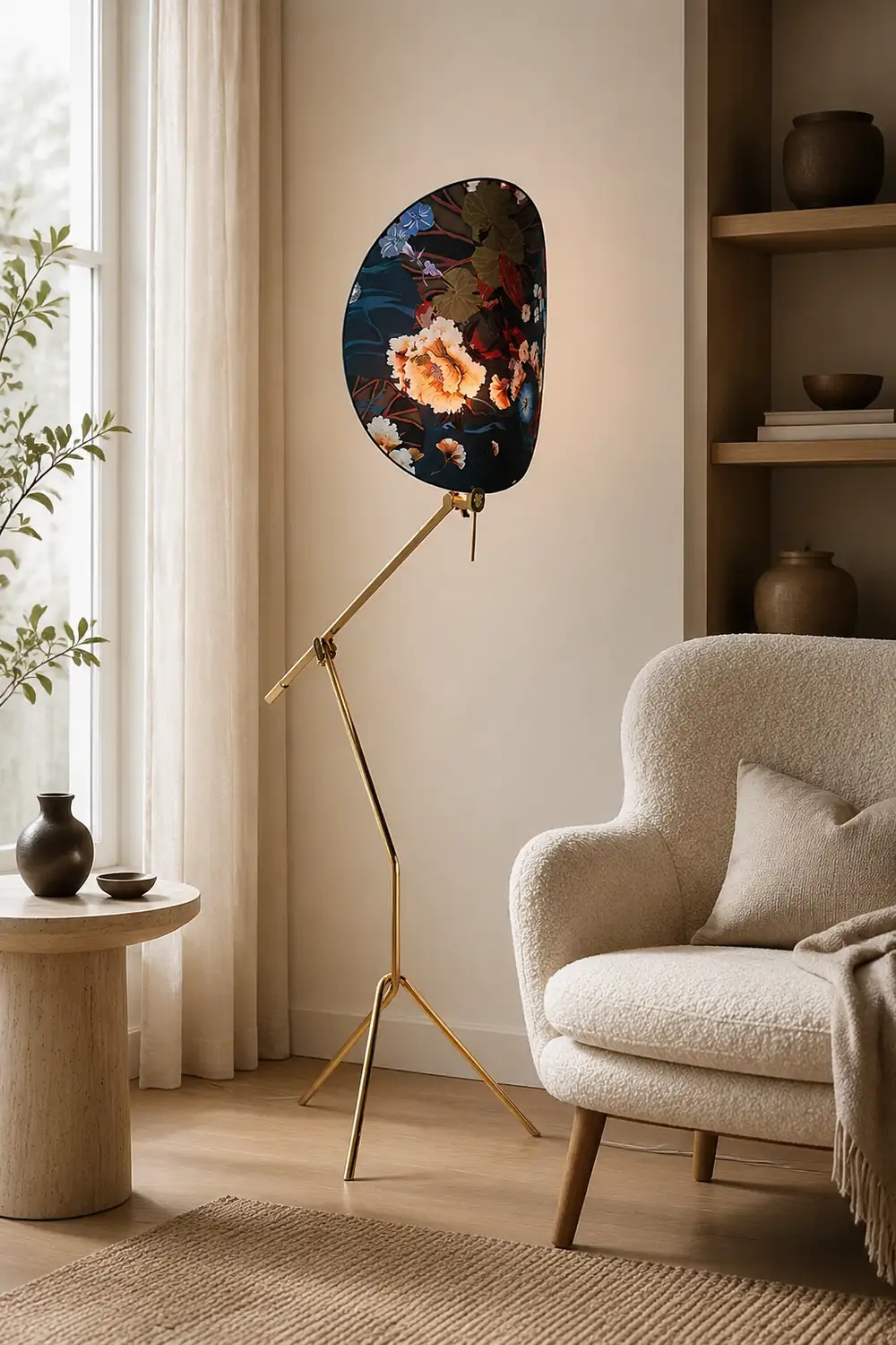 Floral Nocturne Floor Lamp - Lumpaz