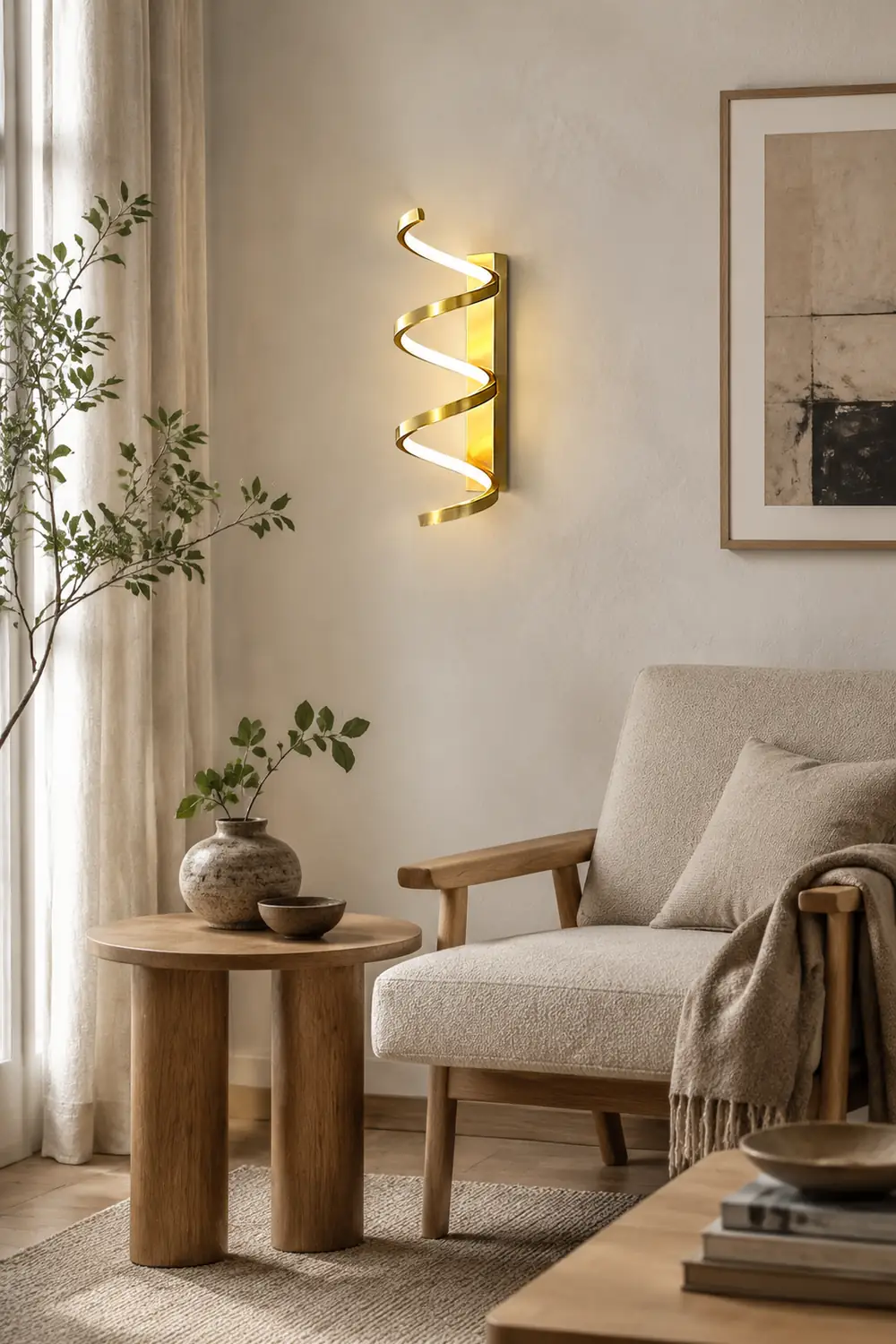 Spiral Wall Light - Lumpaz
