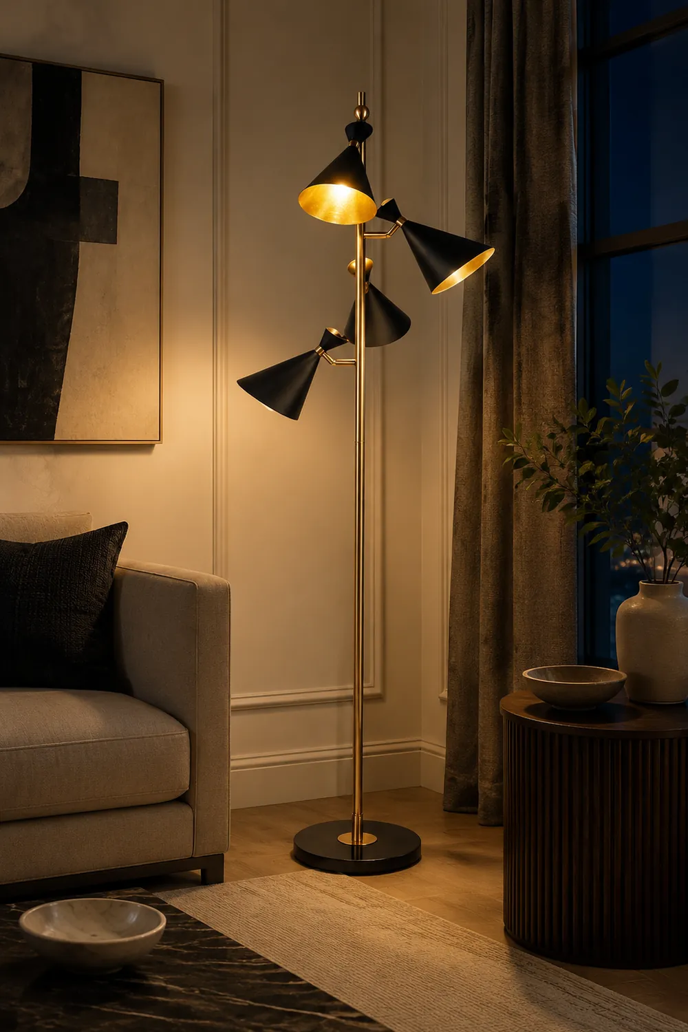Stilnovo Adjustable Floor Lamp - Lumpaz