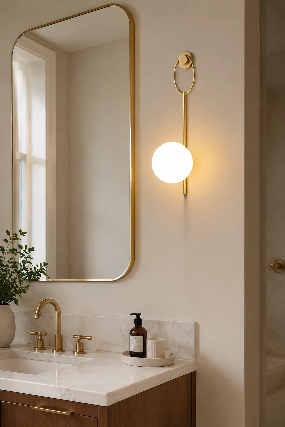 Ballon Brass Wall Lamp - Lumpaz