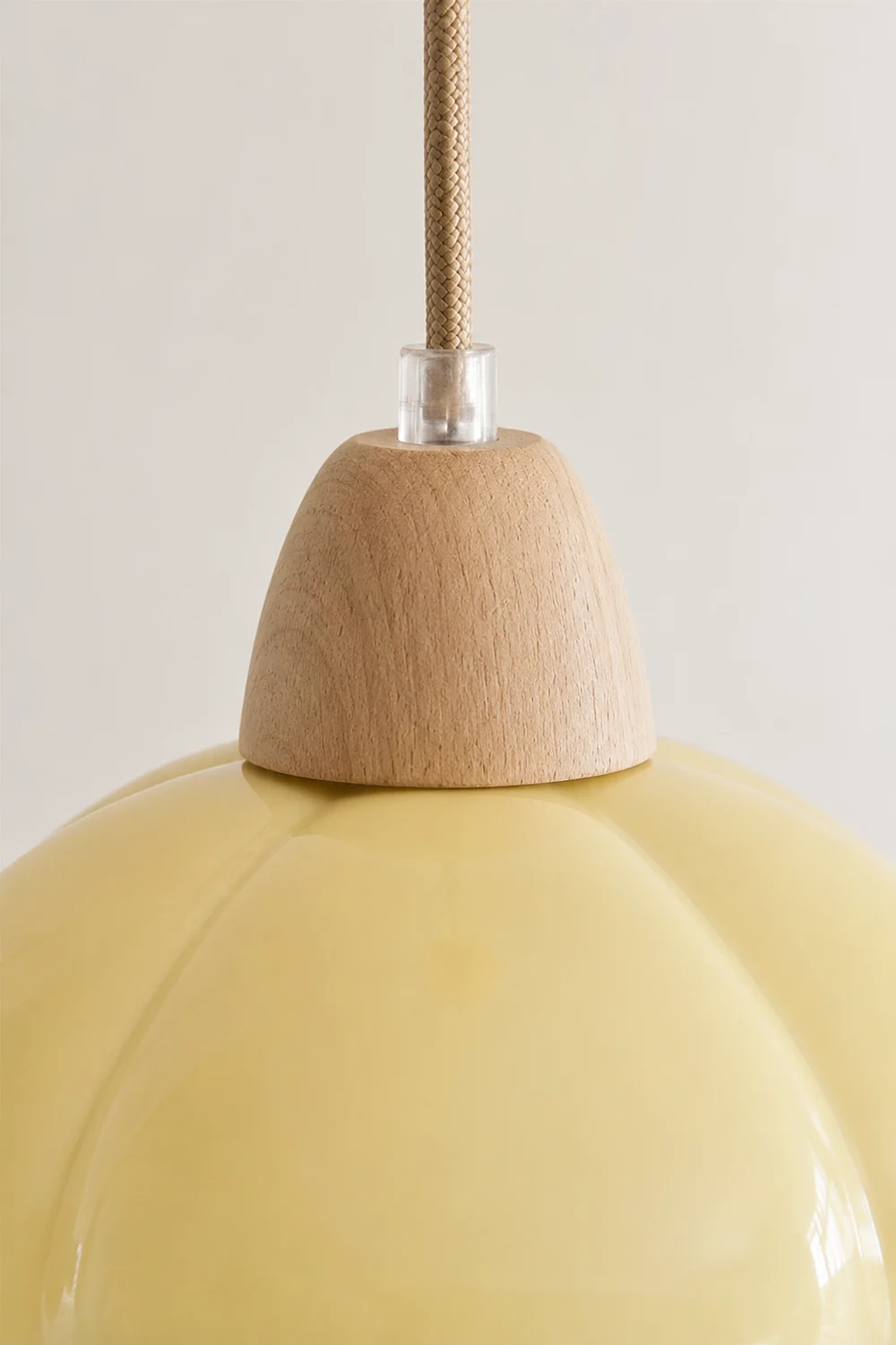 Vintage Glass Pumpkin Pendant Light - Lumpaz