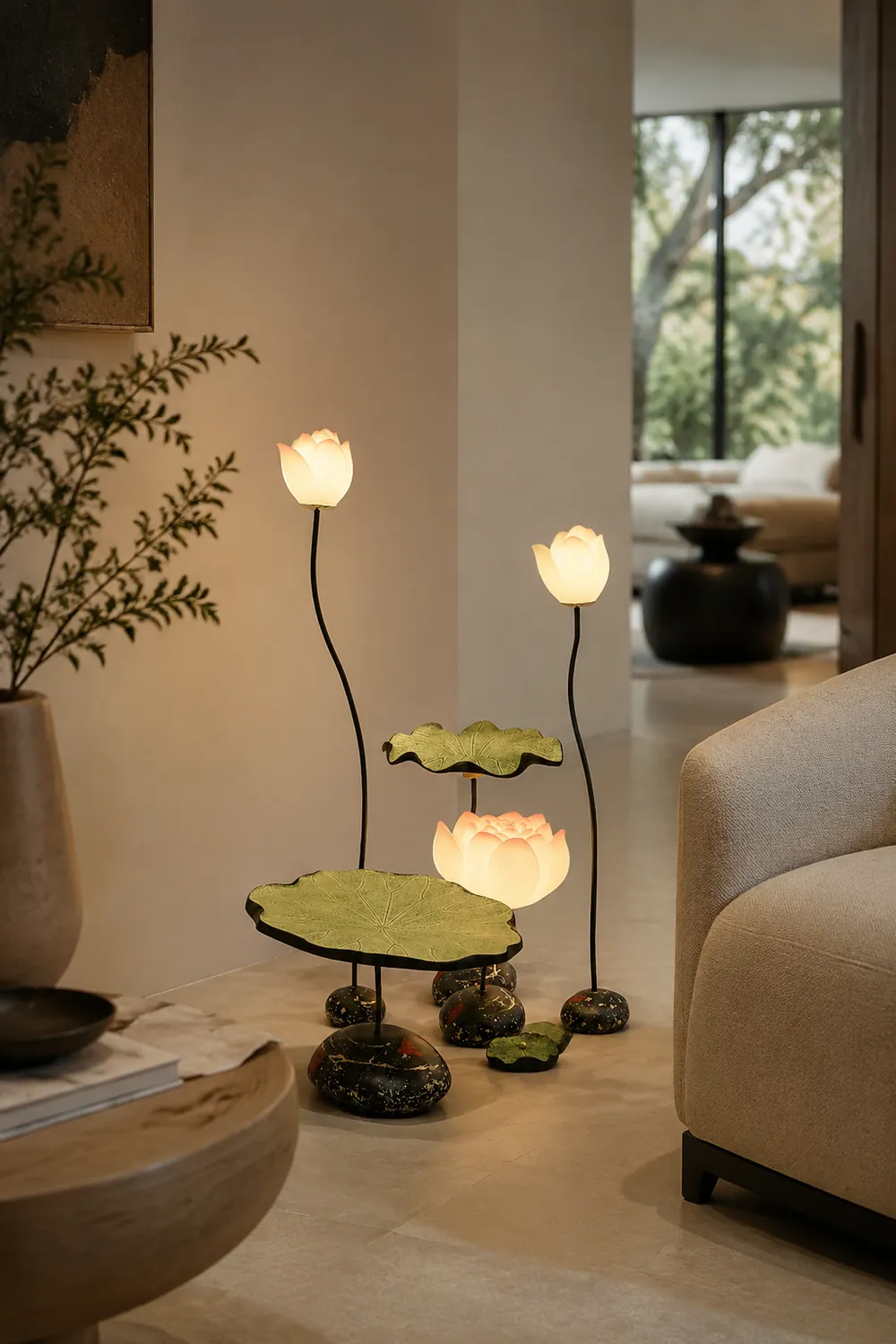 Lotus Floor Lamp - Lumpaz