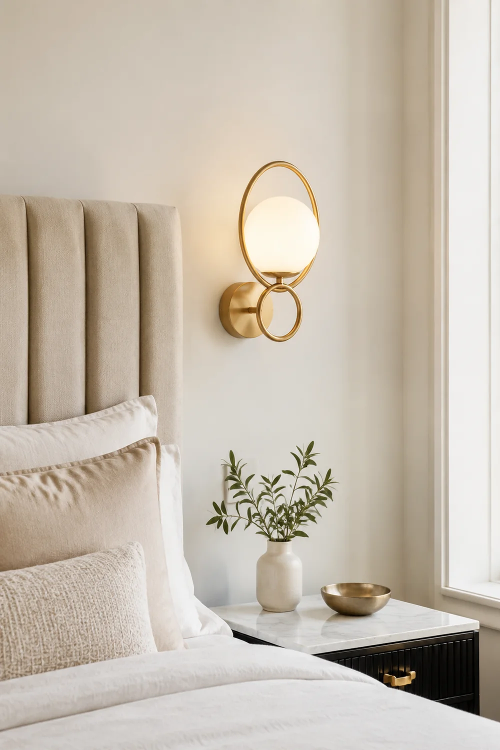 Fort Halo Gold Wall Light - Lumpaz