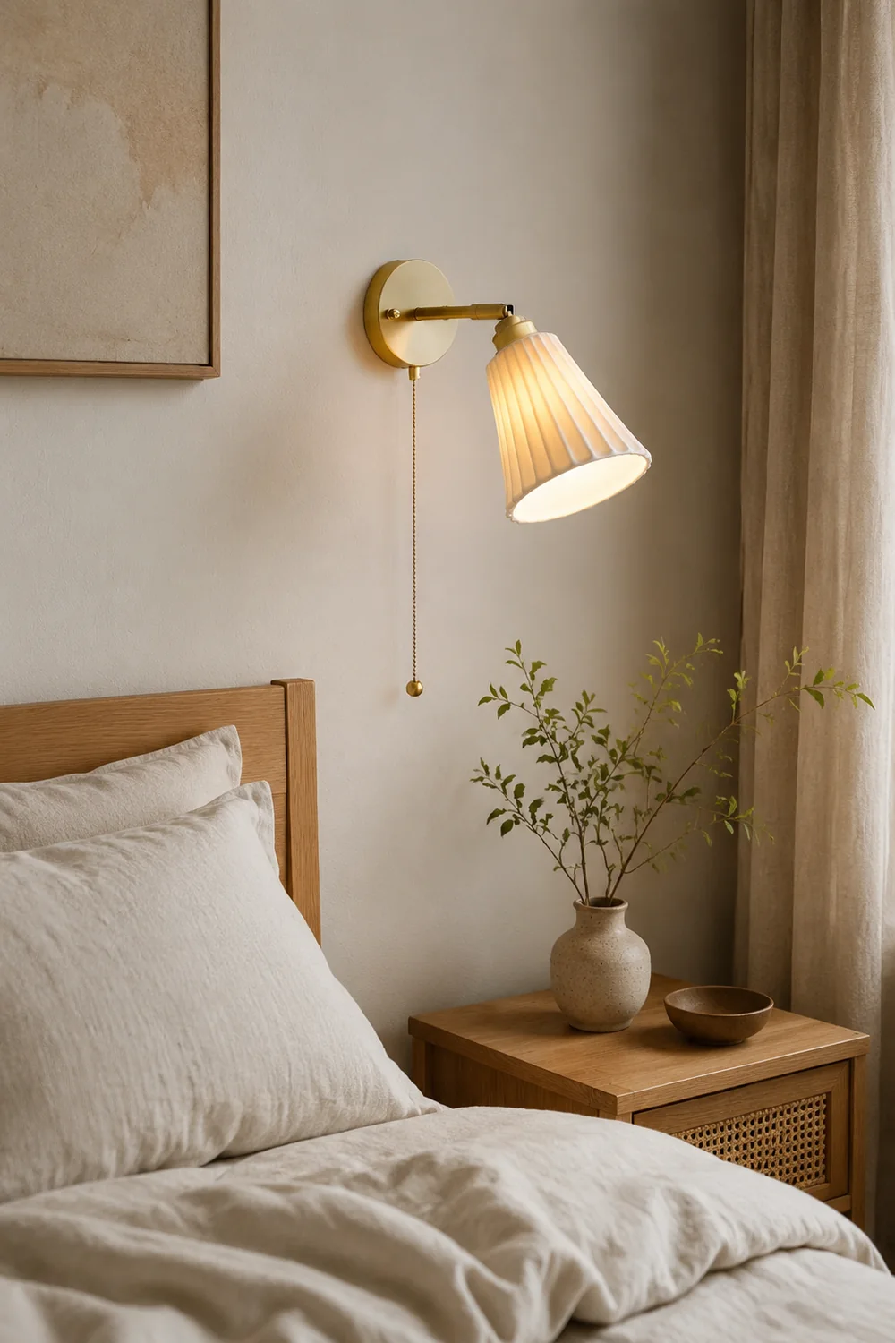 Trumpet Ceramic Wall Light - Lumpaz