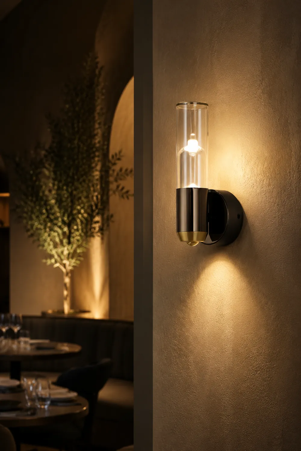 Cylindrical Modern Wall Light - Lumpaz