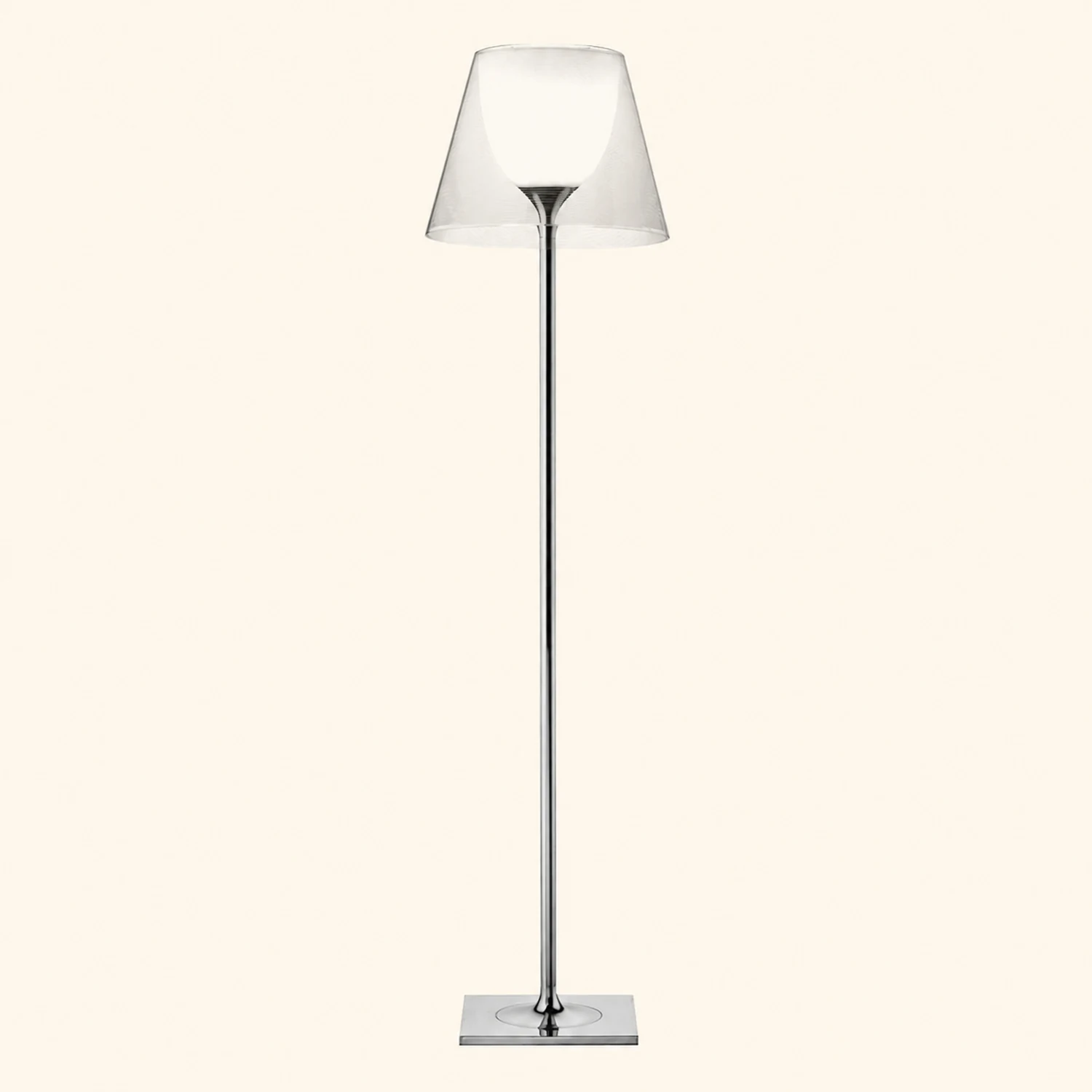 Chrome Prism Floor Lamp - Lumpaz