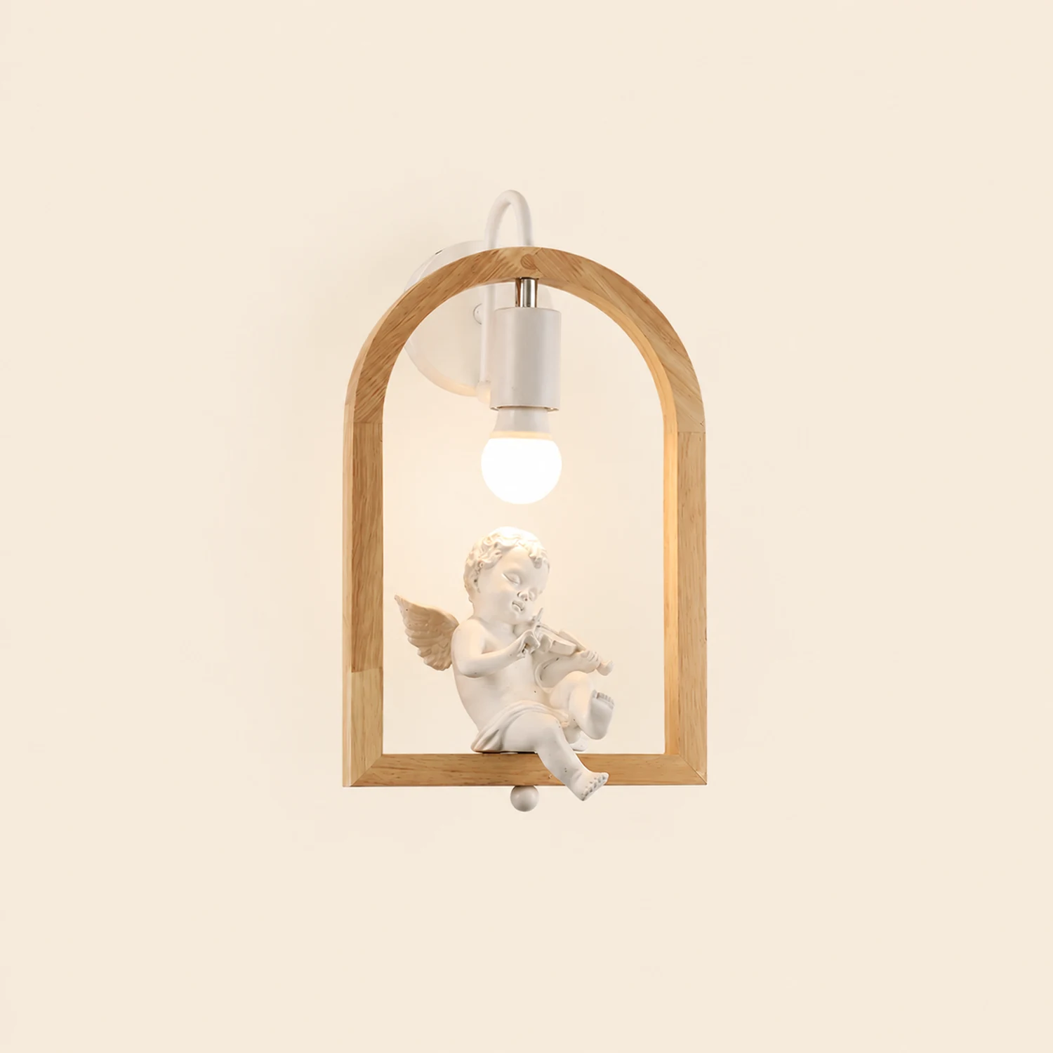 Wood Bird Resin Wall Light - Lumpaz