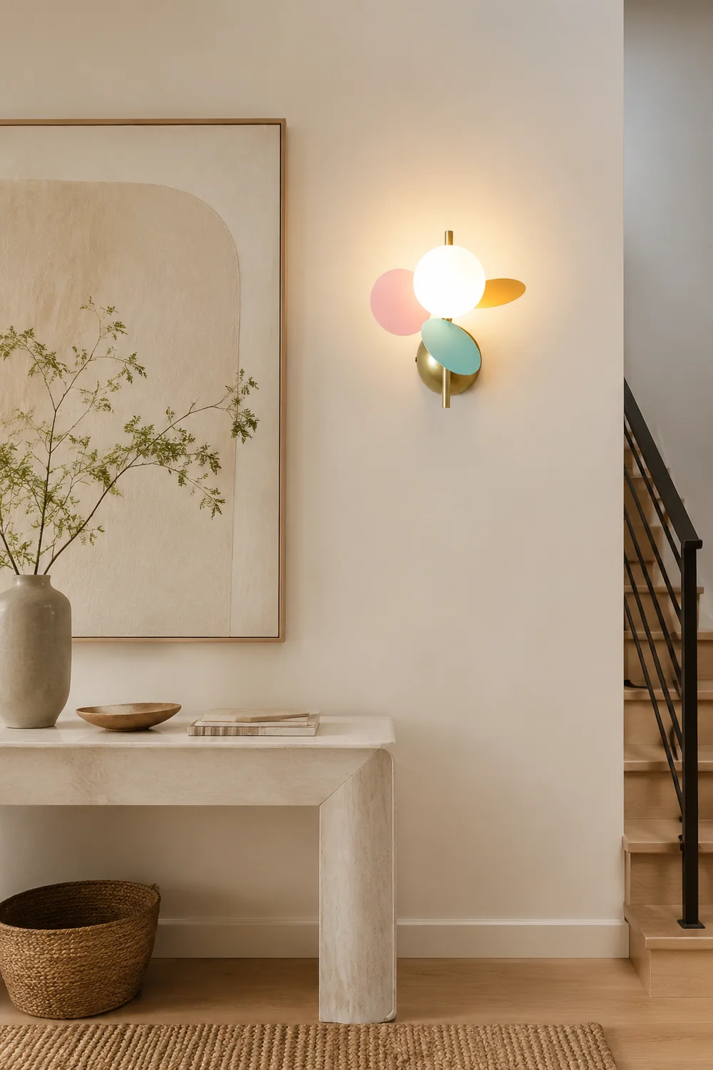 Round Macaron Wall Lamp - Lumpaz