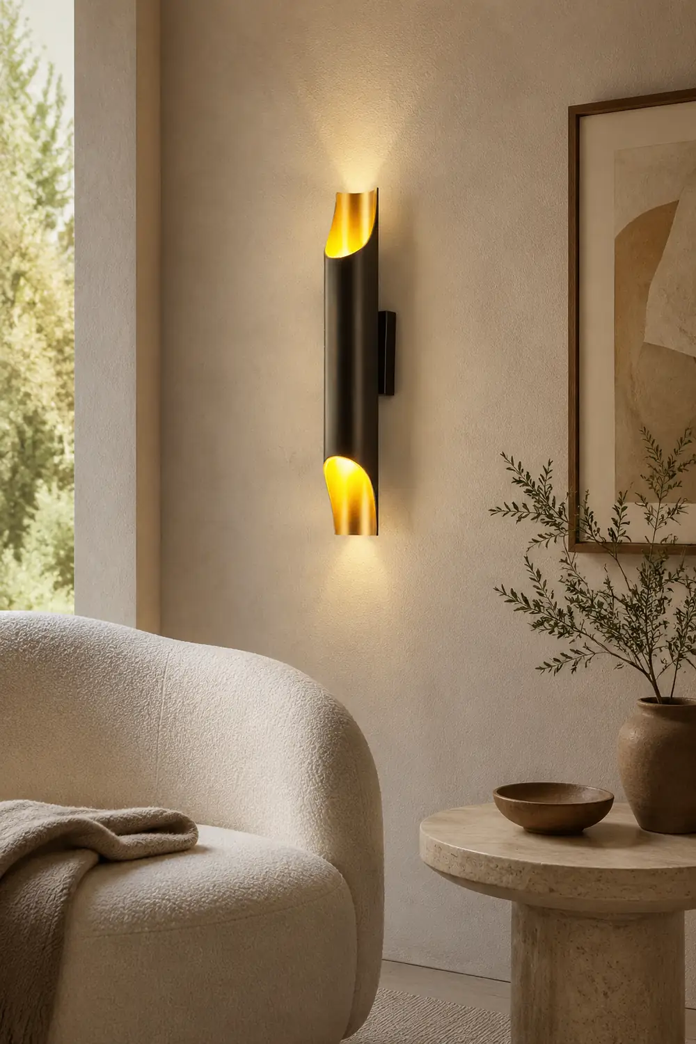 Abigali Straight Wall Lamp - Lumpaz