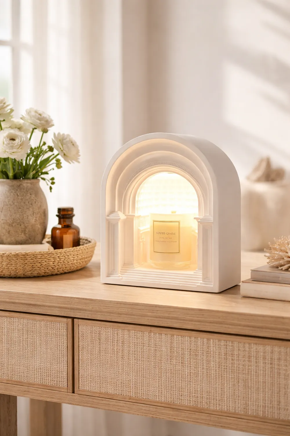 Félicie Aroma-Kerze Schmelzen Tischlampe, 2 Stile - Lumpaz