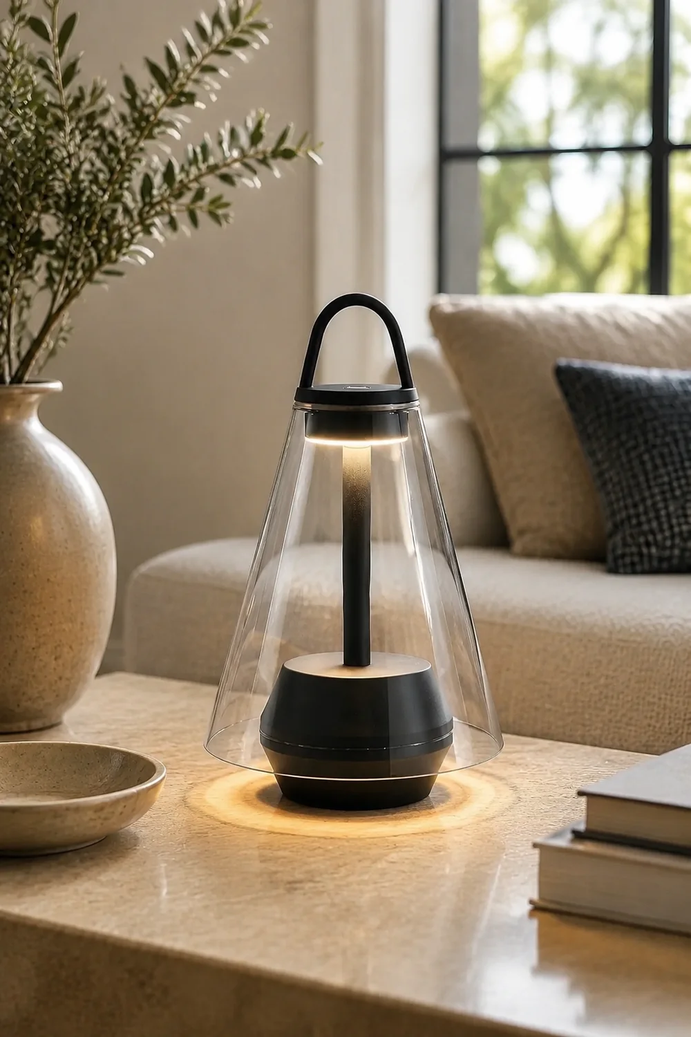 Shuttle Built-in Battery Table Lamp - Lumpaz