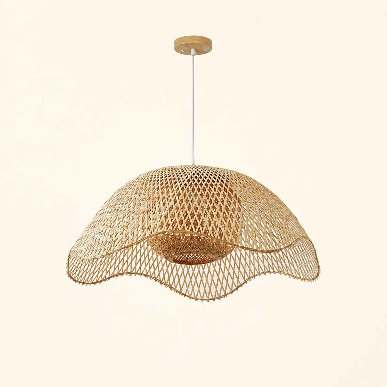 Bamboo Woven Hanging Lighting - Lumpaz