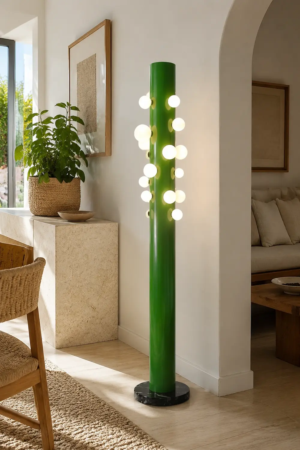 Green Apes Floor Lamp - Lumpaz