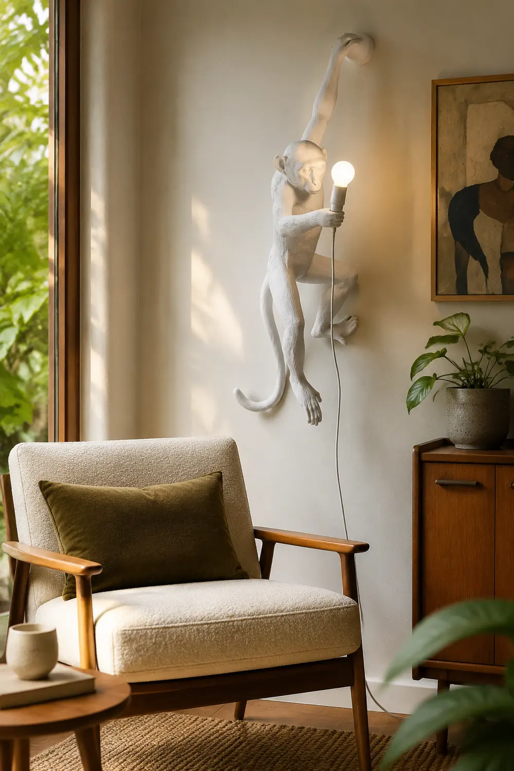 Monkey Wall Lamp - Lumpaz