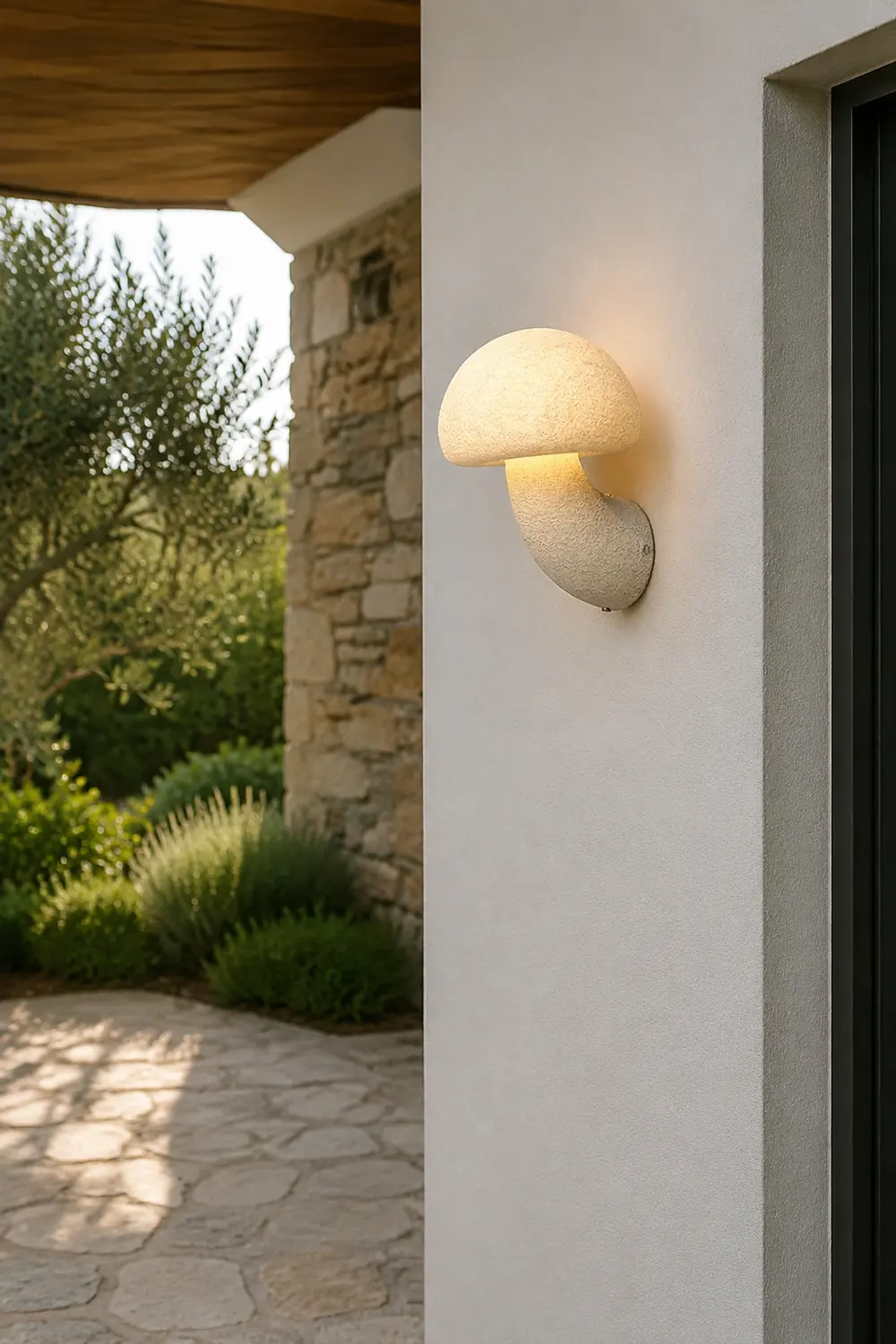 Mushroom Resin Wall Lamp - Lumpaz