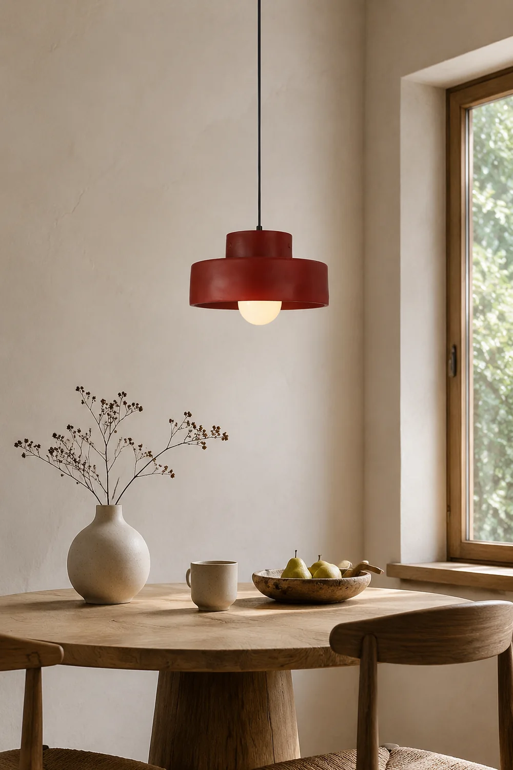 Nordic Geometric Cylindrical Pendant Lighting - Lumpaz
