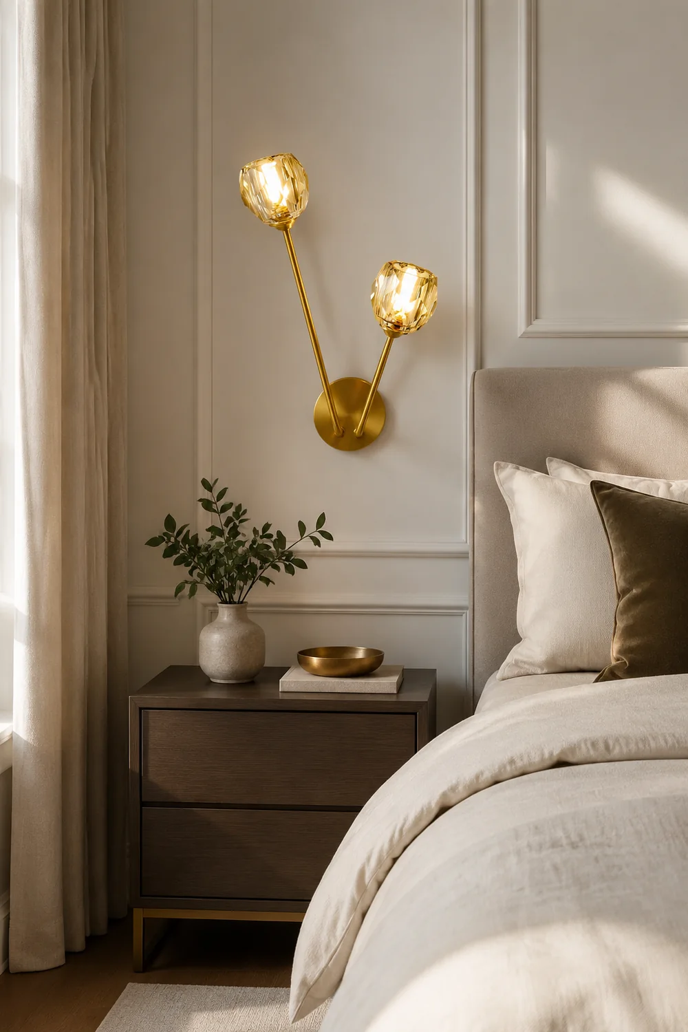 Crystal Branch Wall Light - Lumpaz
