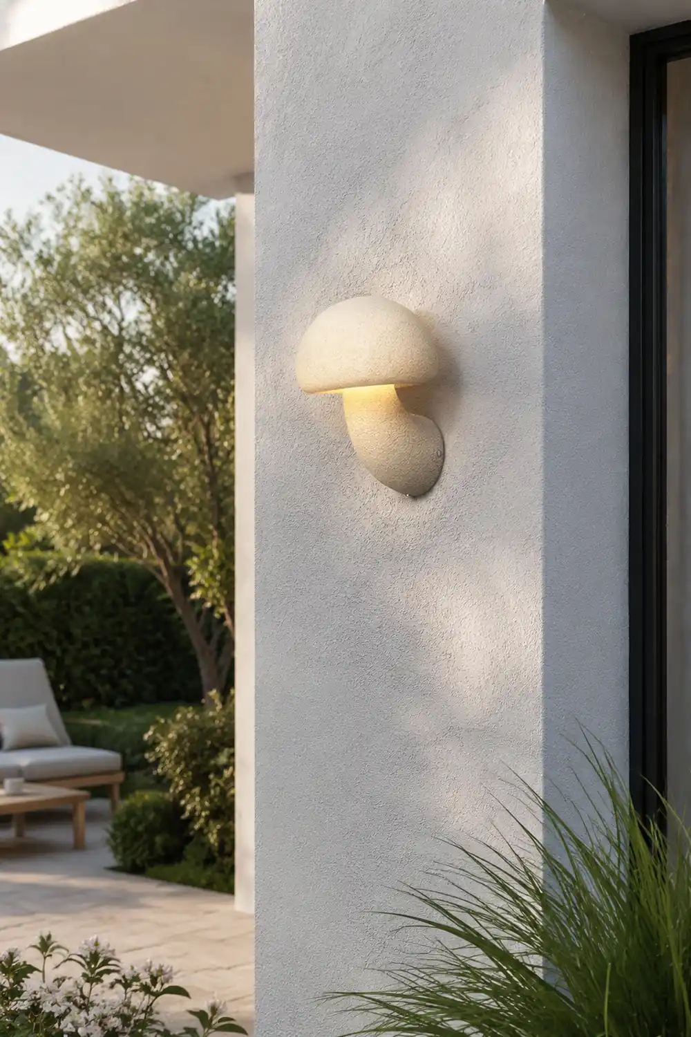 Mushroom Resin Wall Lamp - Lumpaz