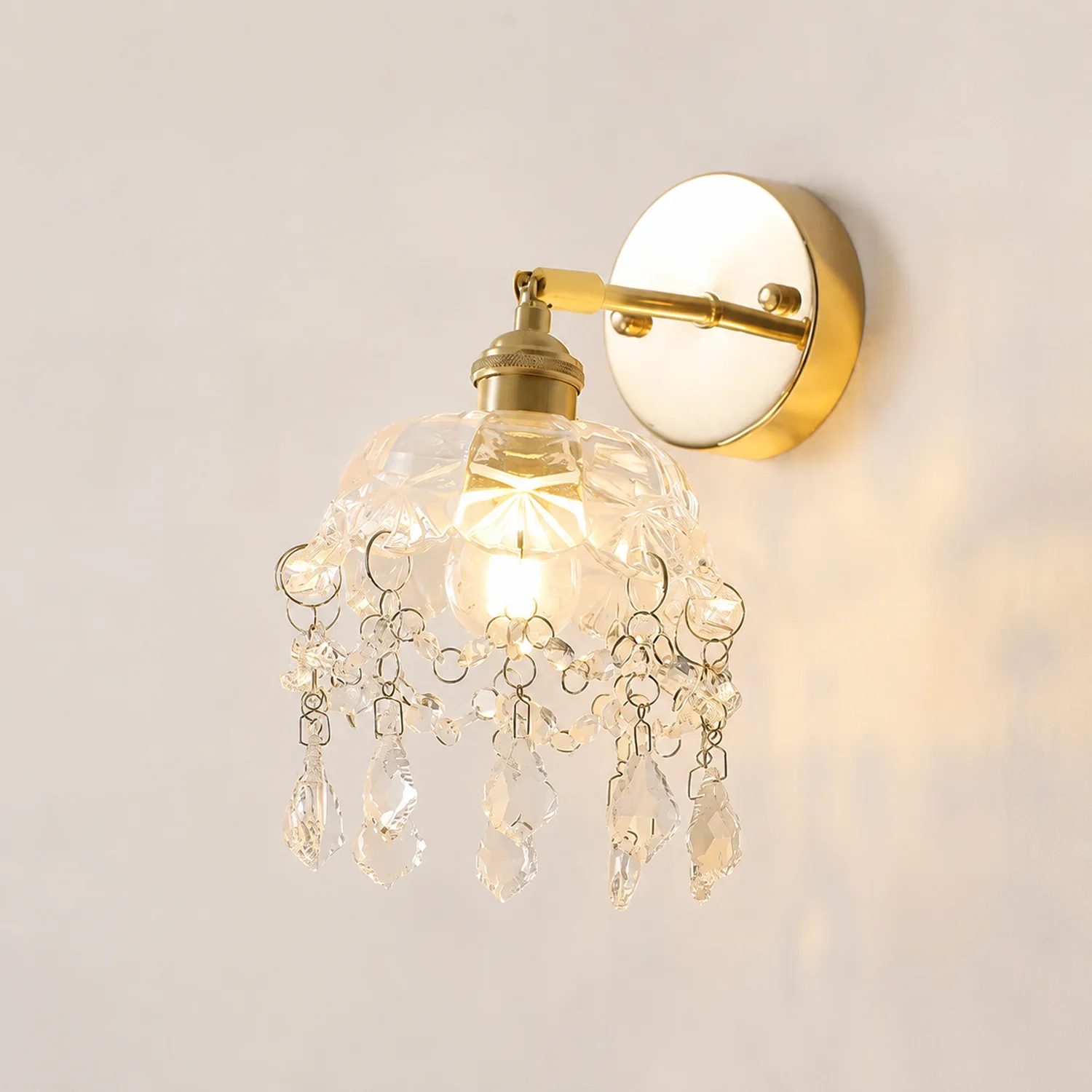 French Crystal Tassel Wall Light - Lumpaz