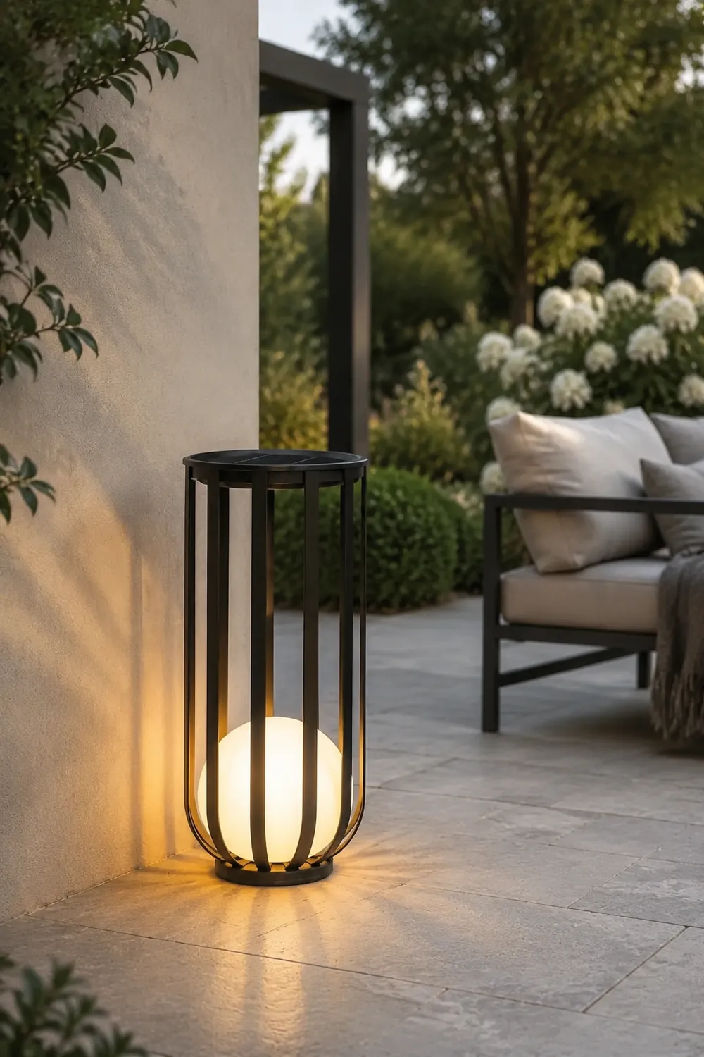 Bols Outdoor Garden Lamp with Solar Panel - Lumpaz