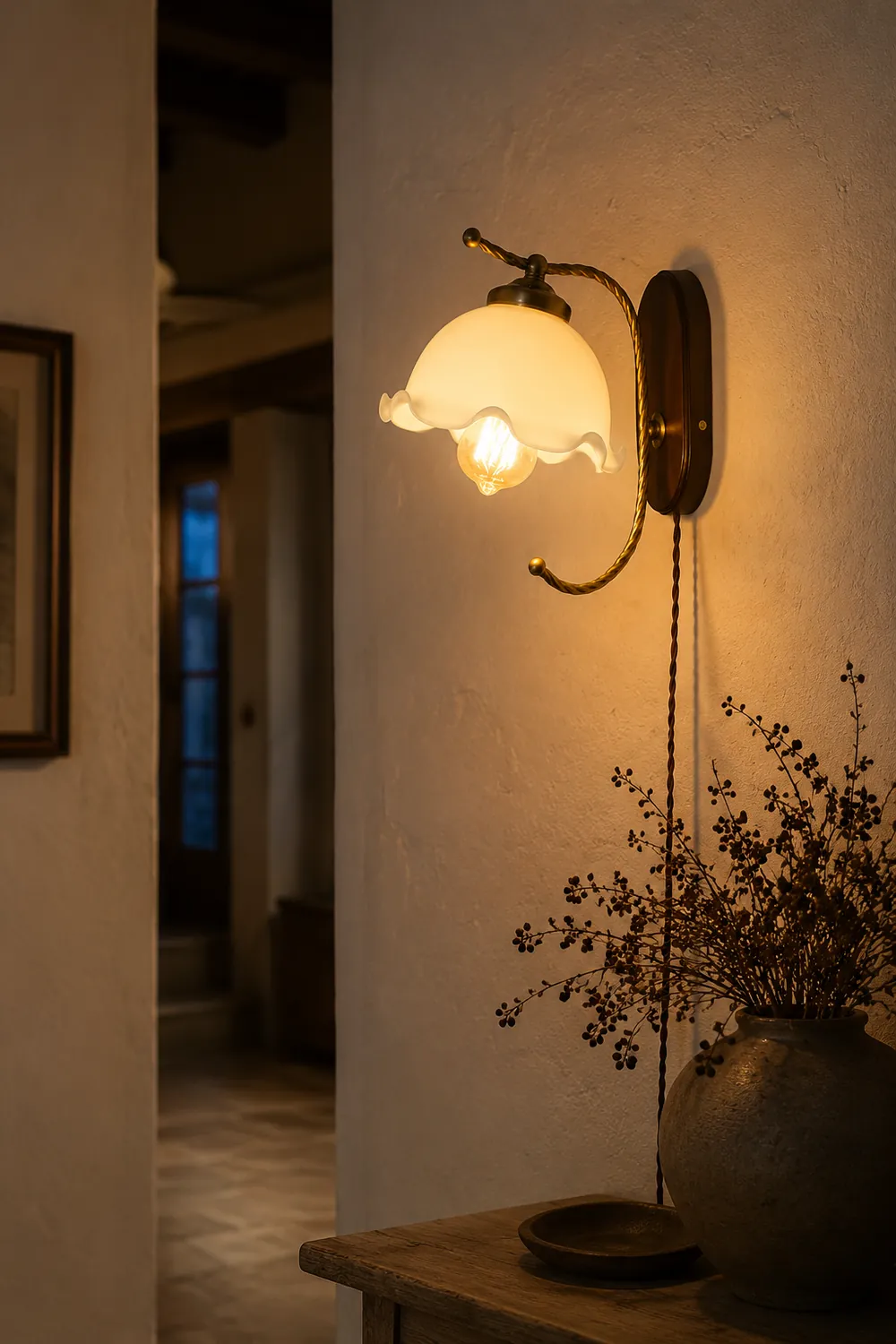 Milky Flower Wall Light - Lumpaz