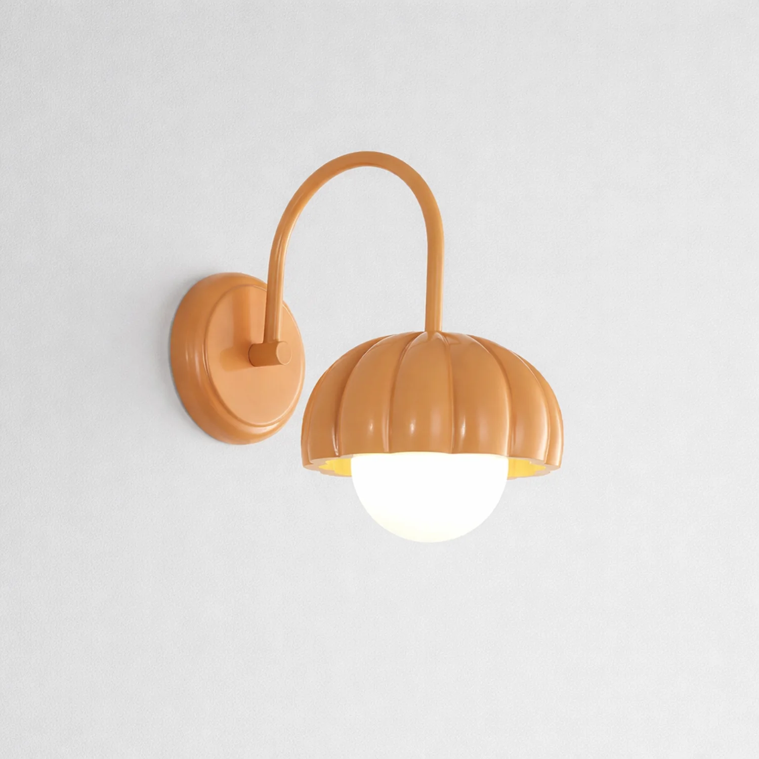 Creamy Pumpkin Wall Light - Lumpaz