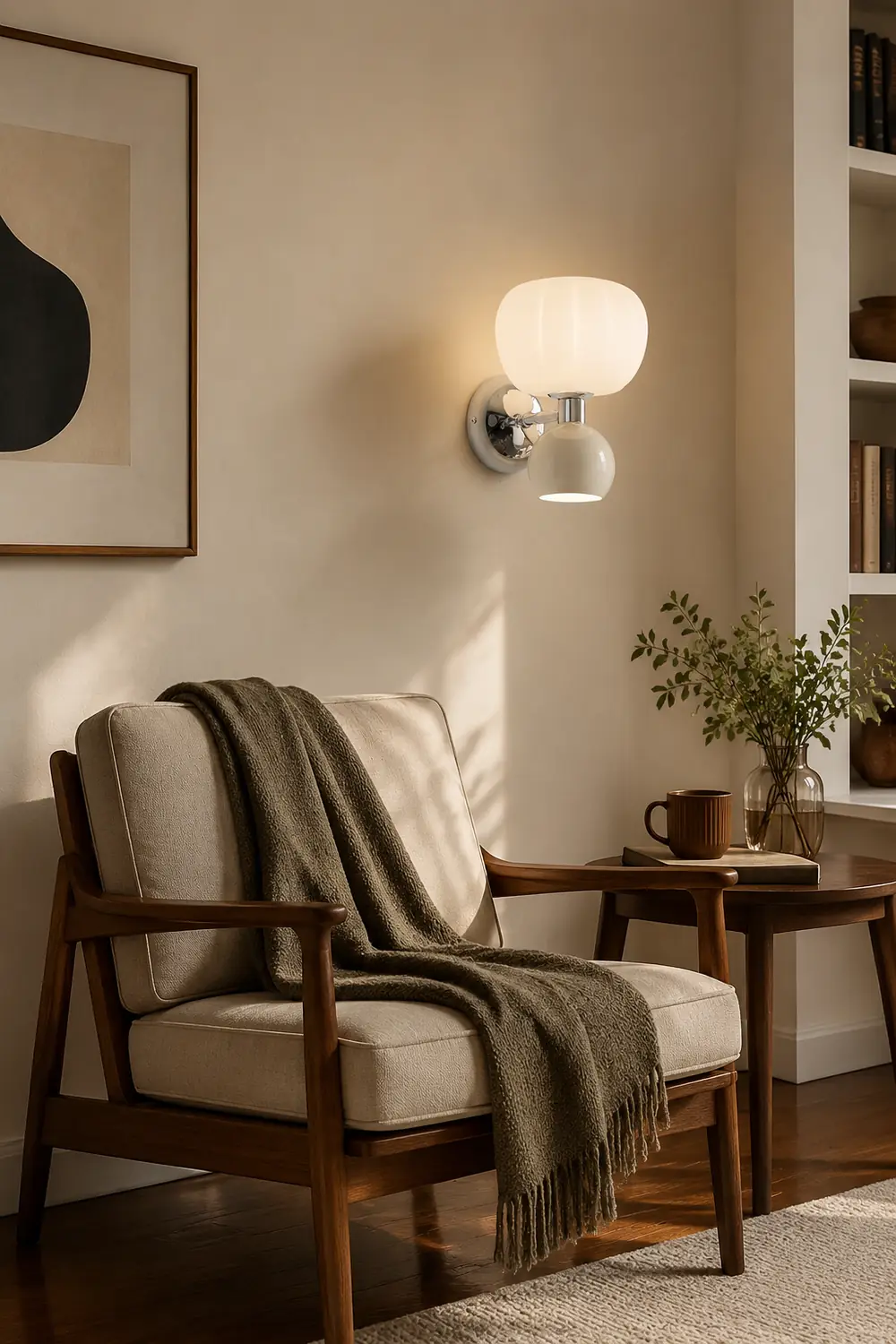 Moderno Cream Sconce - Lumpaz