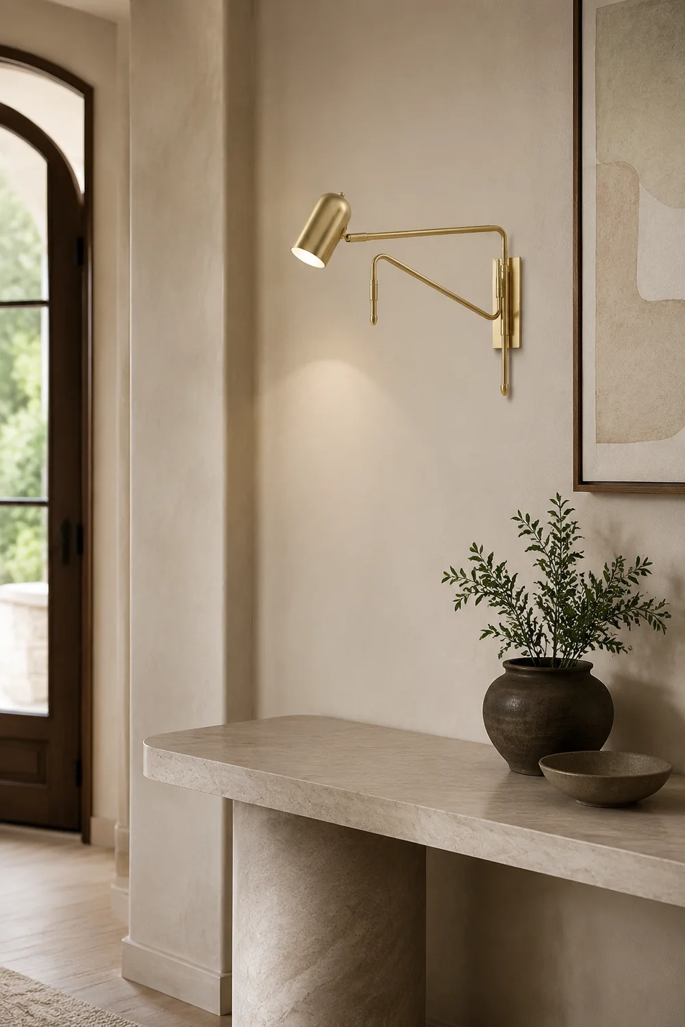 Adjustable Arm Reading Wall Lamp - Lumpaz