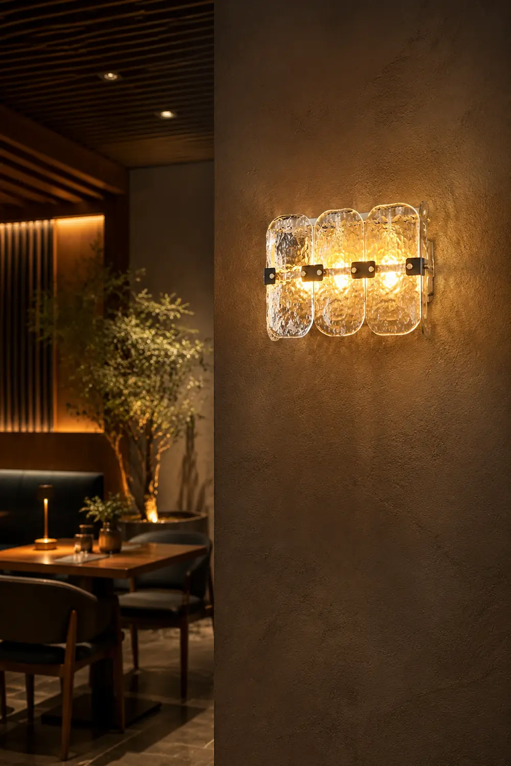 Massive Glass Wall Sconces - Lumpaz