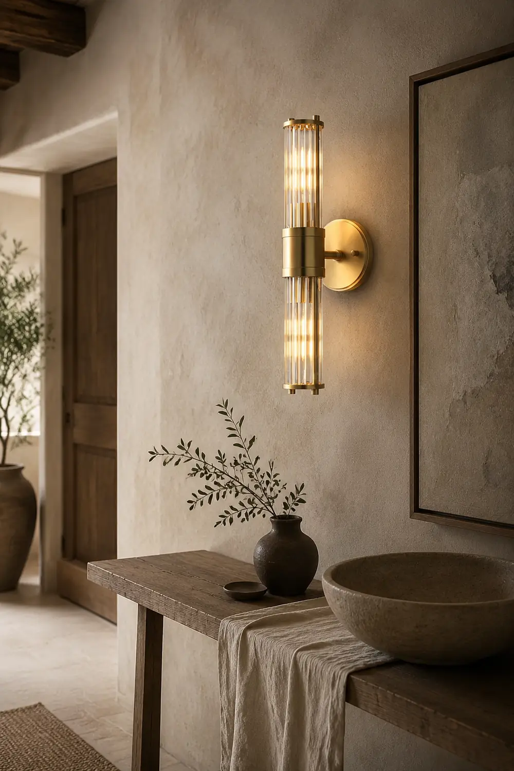 Allen Brass Wall Lamp - Lumpaz
