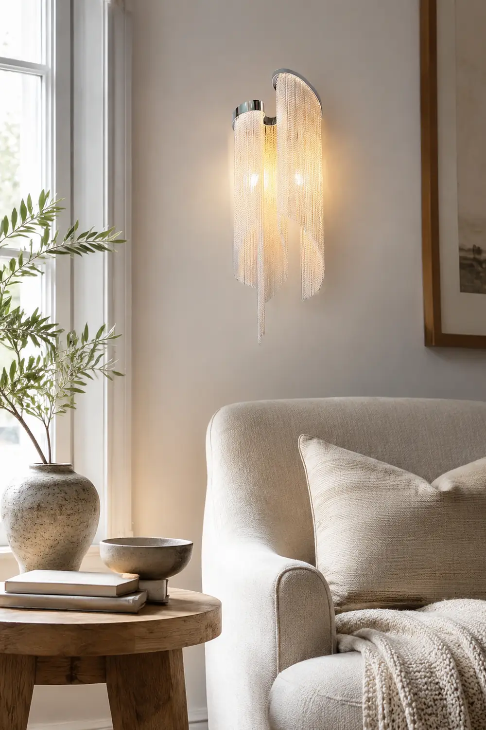 Chain Tassel Wall Lamp - Lumpaz
