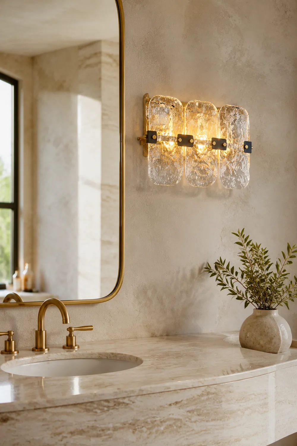 Massive Glass Wall Sconces - Lumpaz