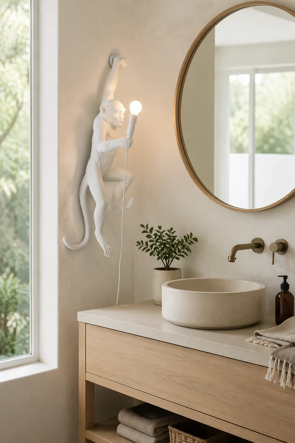 Monkey Wall Lamp - Lumpaz