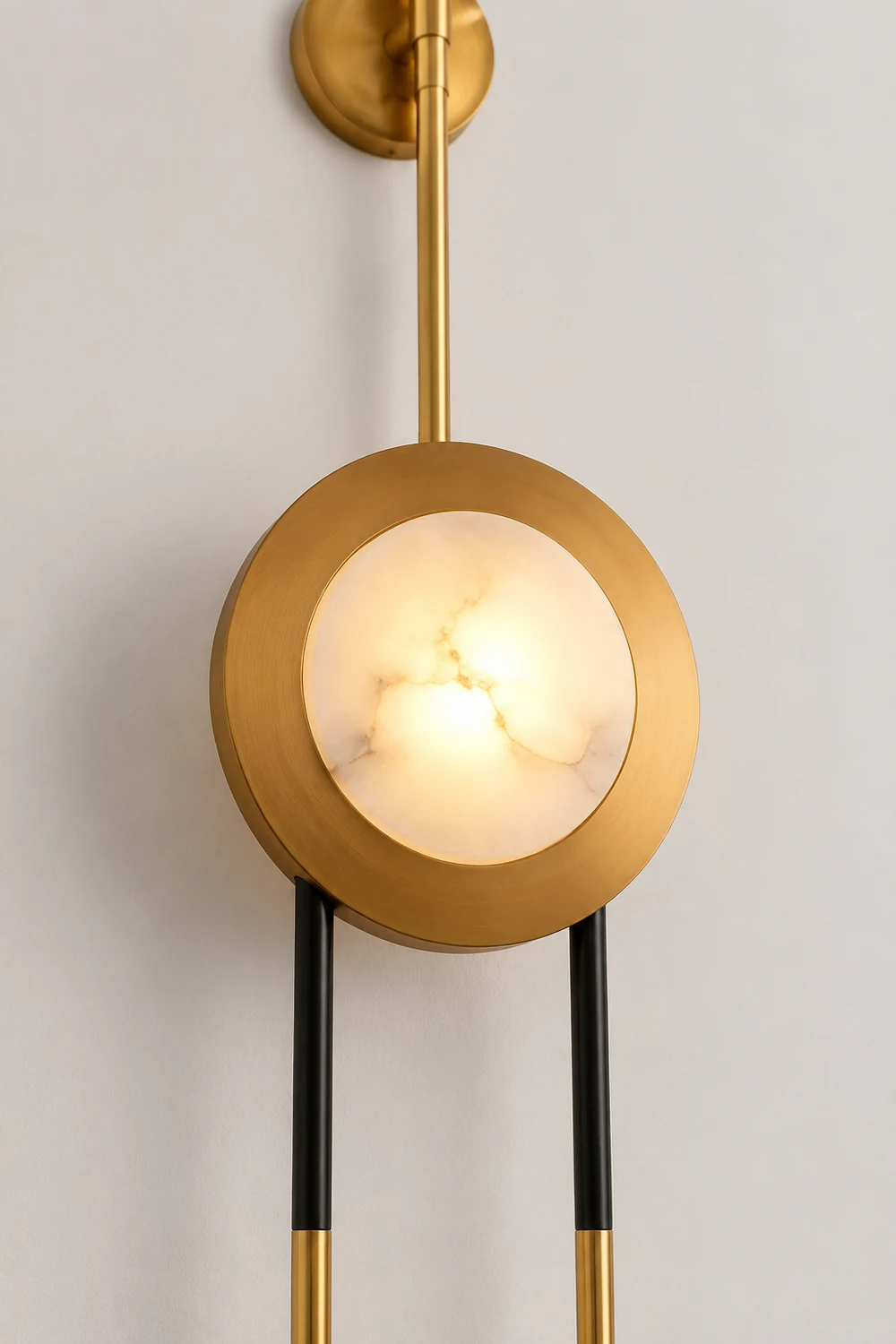 Circular Marble Wall Light - Lumpaz