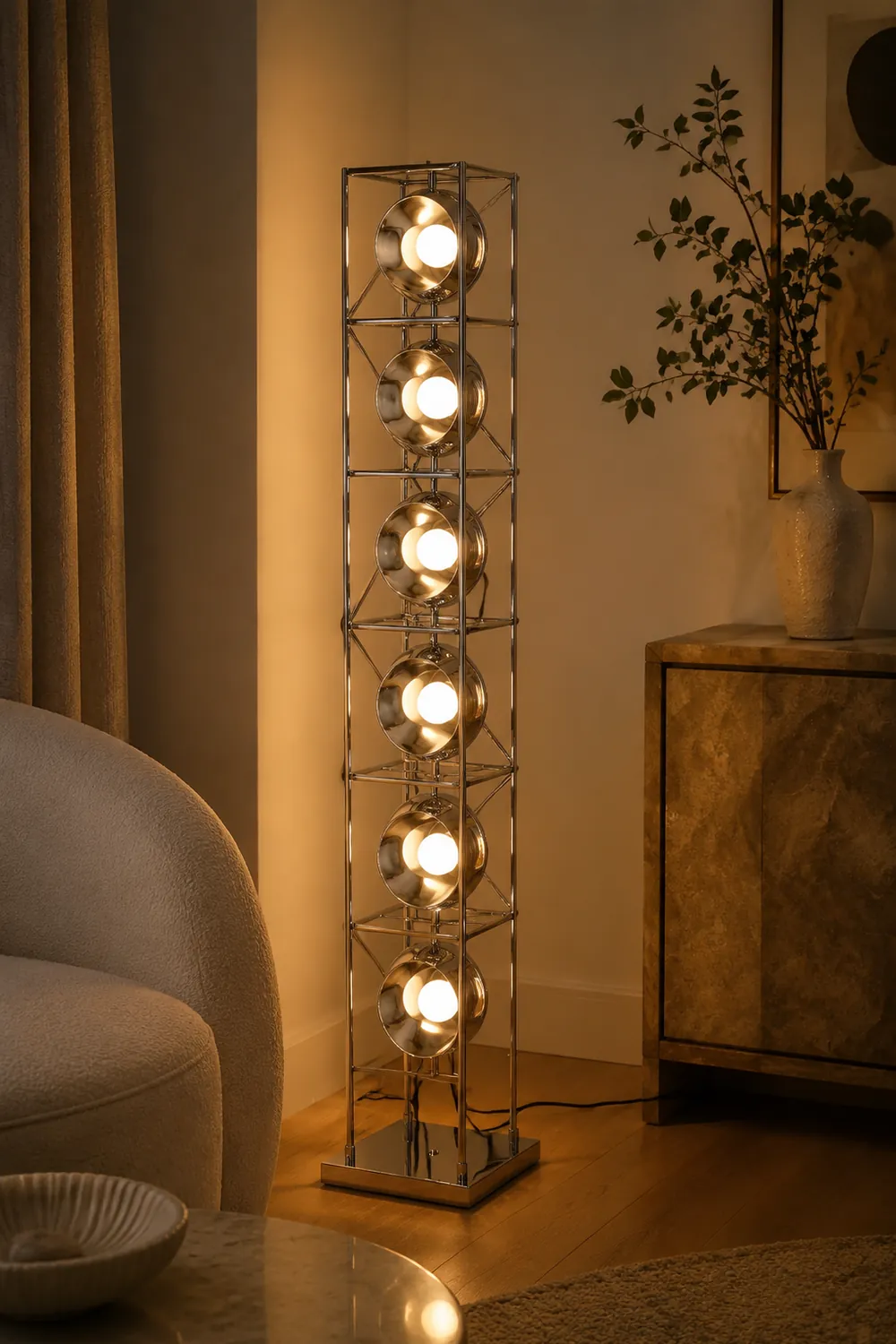 Tower of Spheres Floor Lamp - Lumpaz