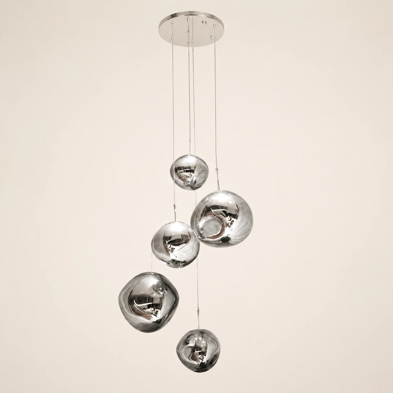 Modern Art Deco Irregular Bubble Pendant Light For Dining Room - Lumpaz