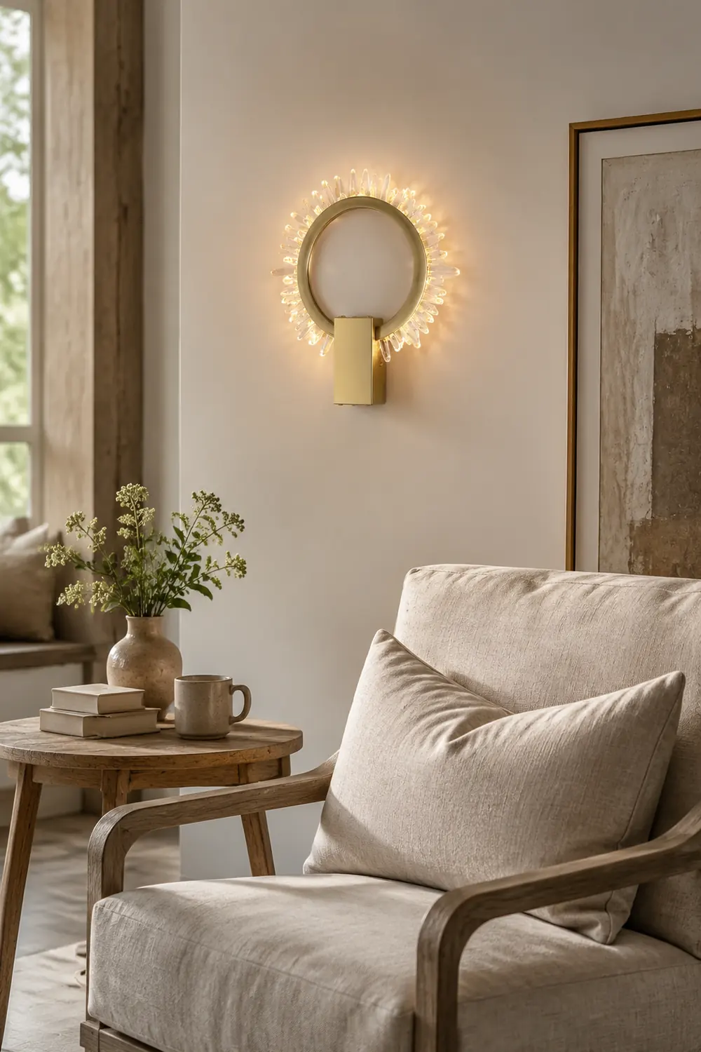 Natural Crystal Wall Lamp - Lumpaz