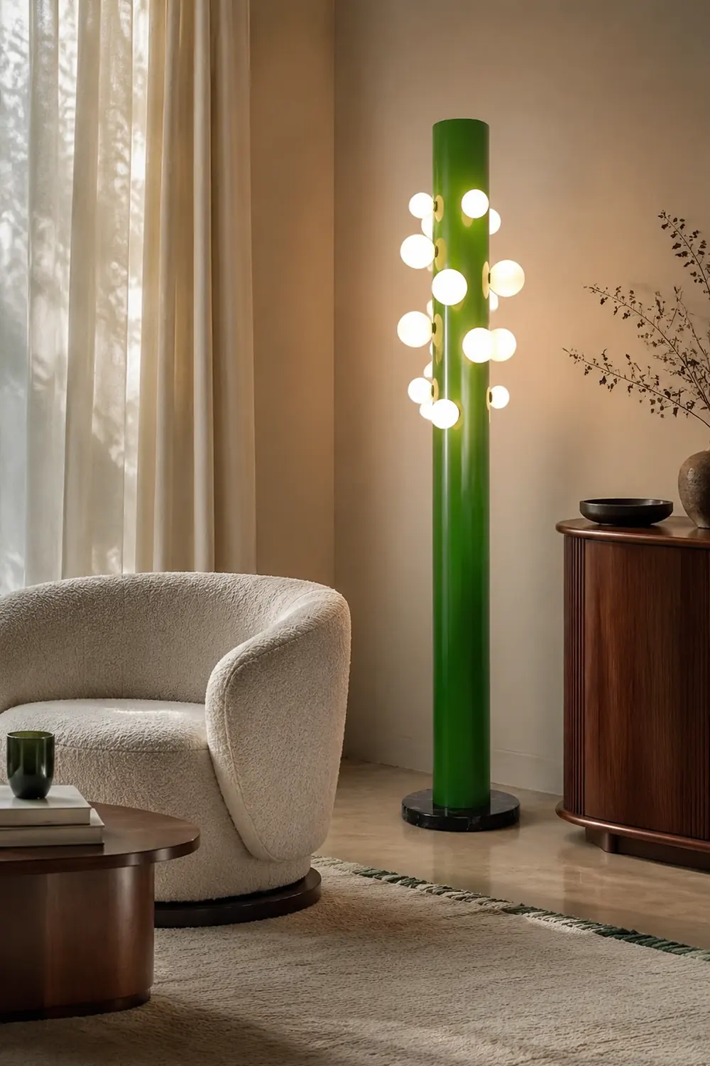 Green Apes Floor Lamp - Lumpaz