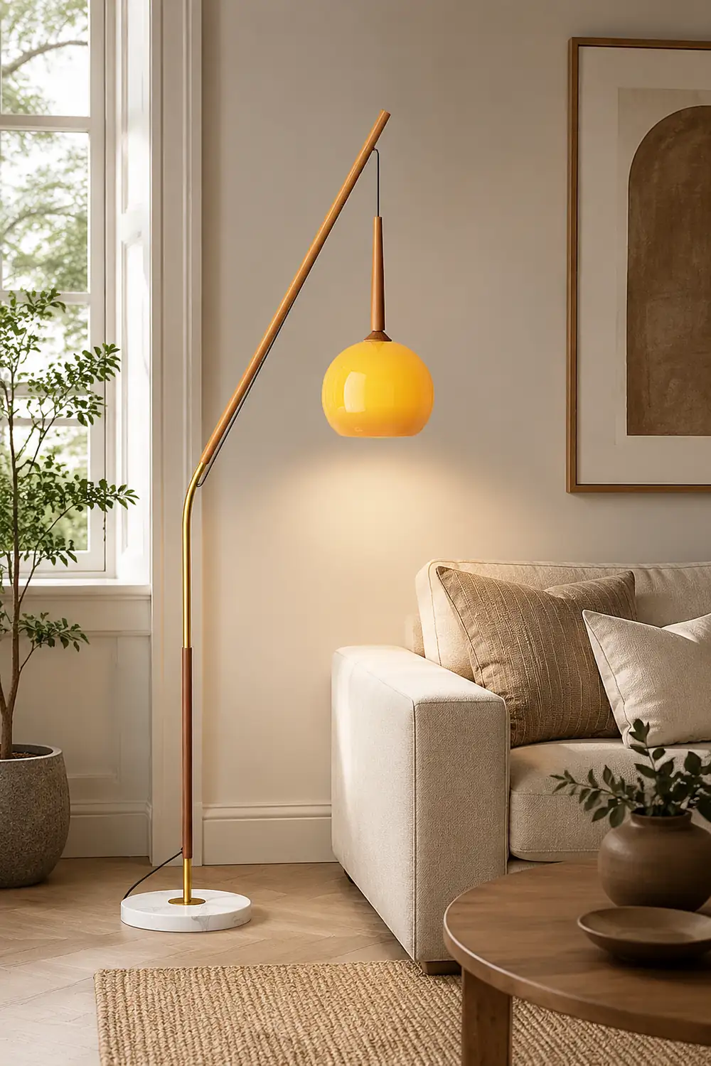 Hulusi Hanging Floor Lamp - Lumpaz