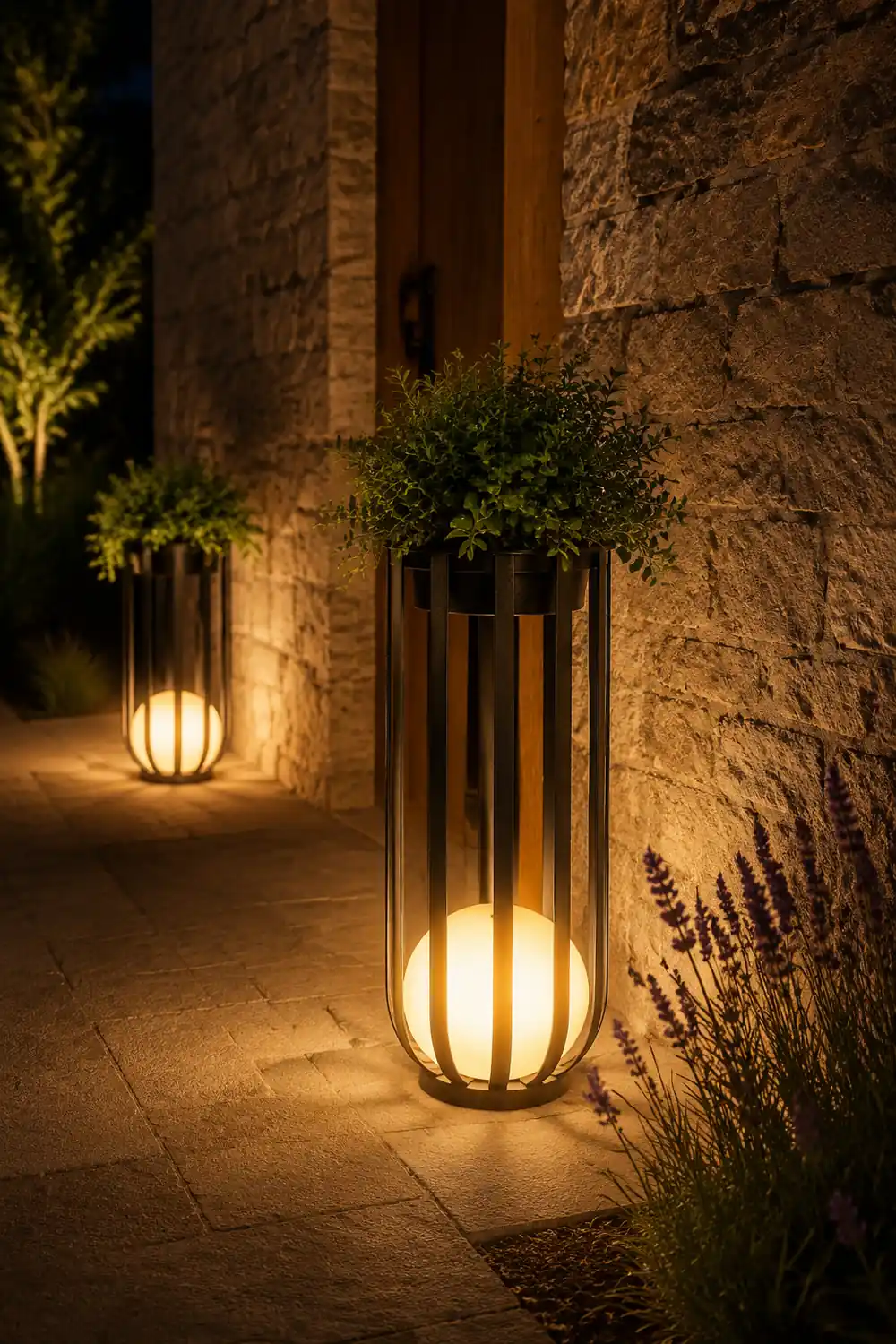 Bols Outdoor Garden Lamp with Solar Panel - Lumpaz