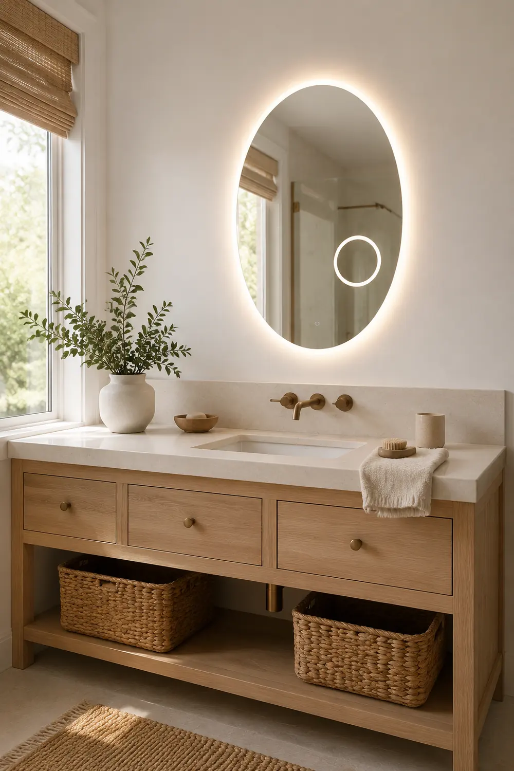 Oval Mirror Light - Lumpaz