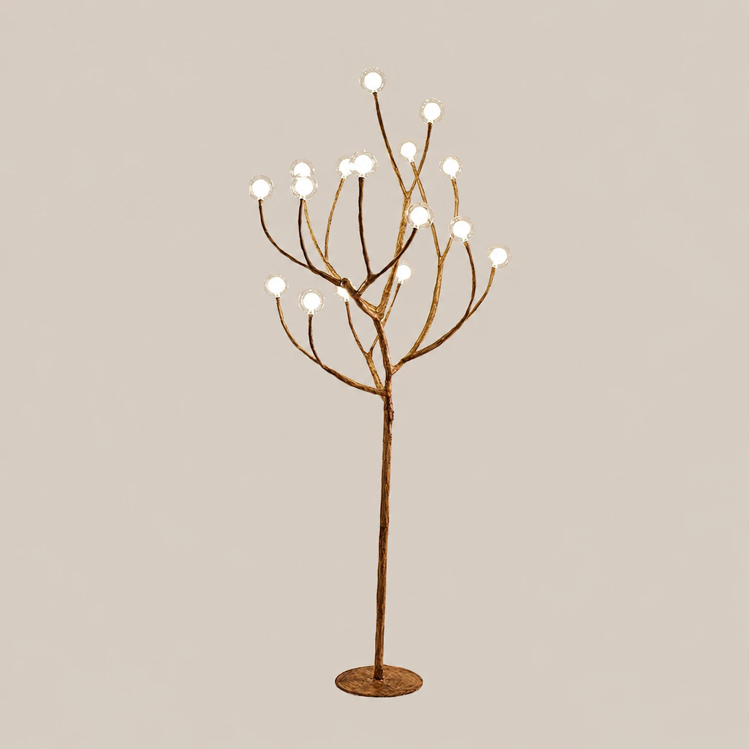 Imitation Wood Floor Lamp - Lumpaz