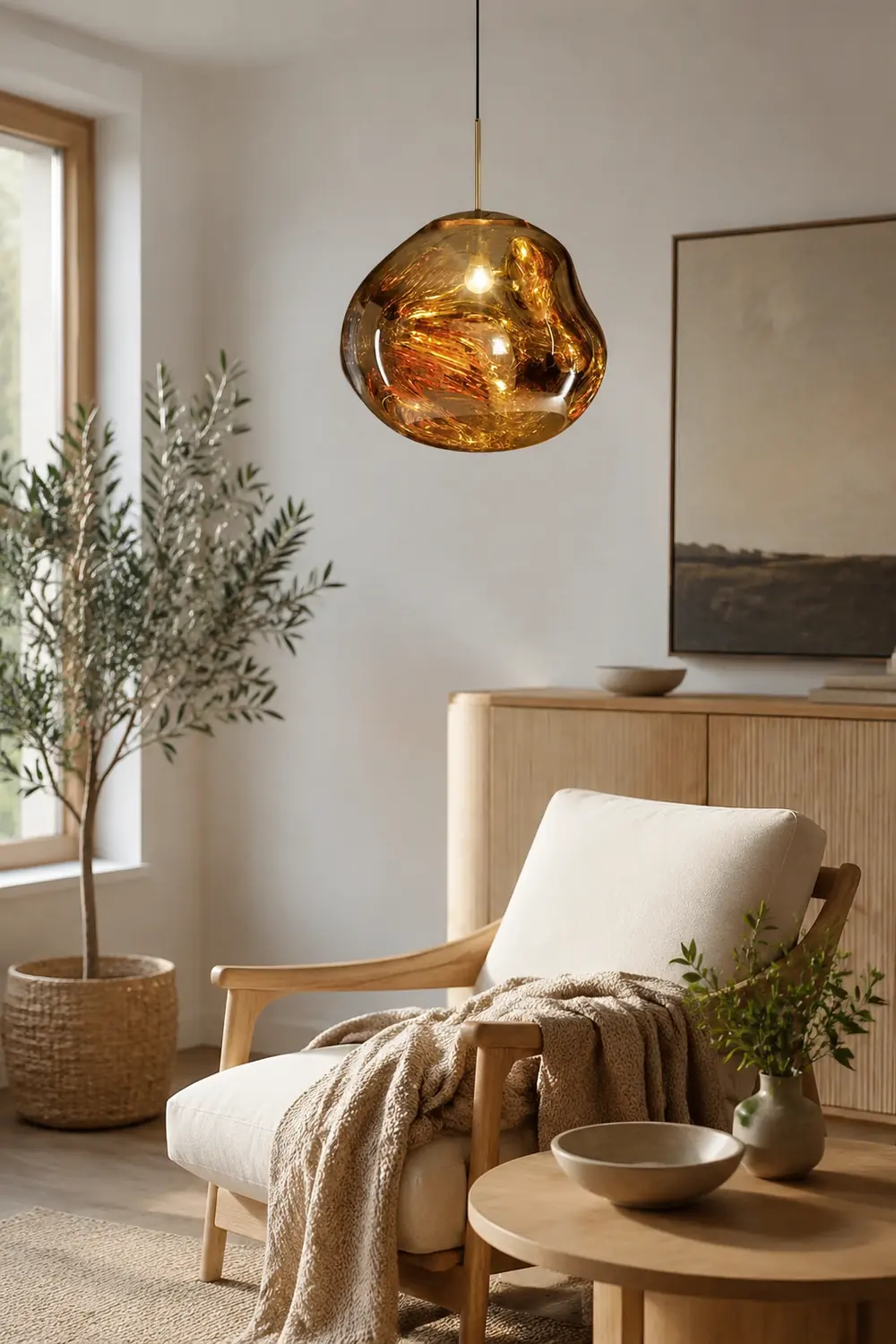 Modern Art Deco Irregular Bubble Pendant Light For Dining Room - Lumpaz