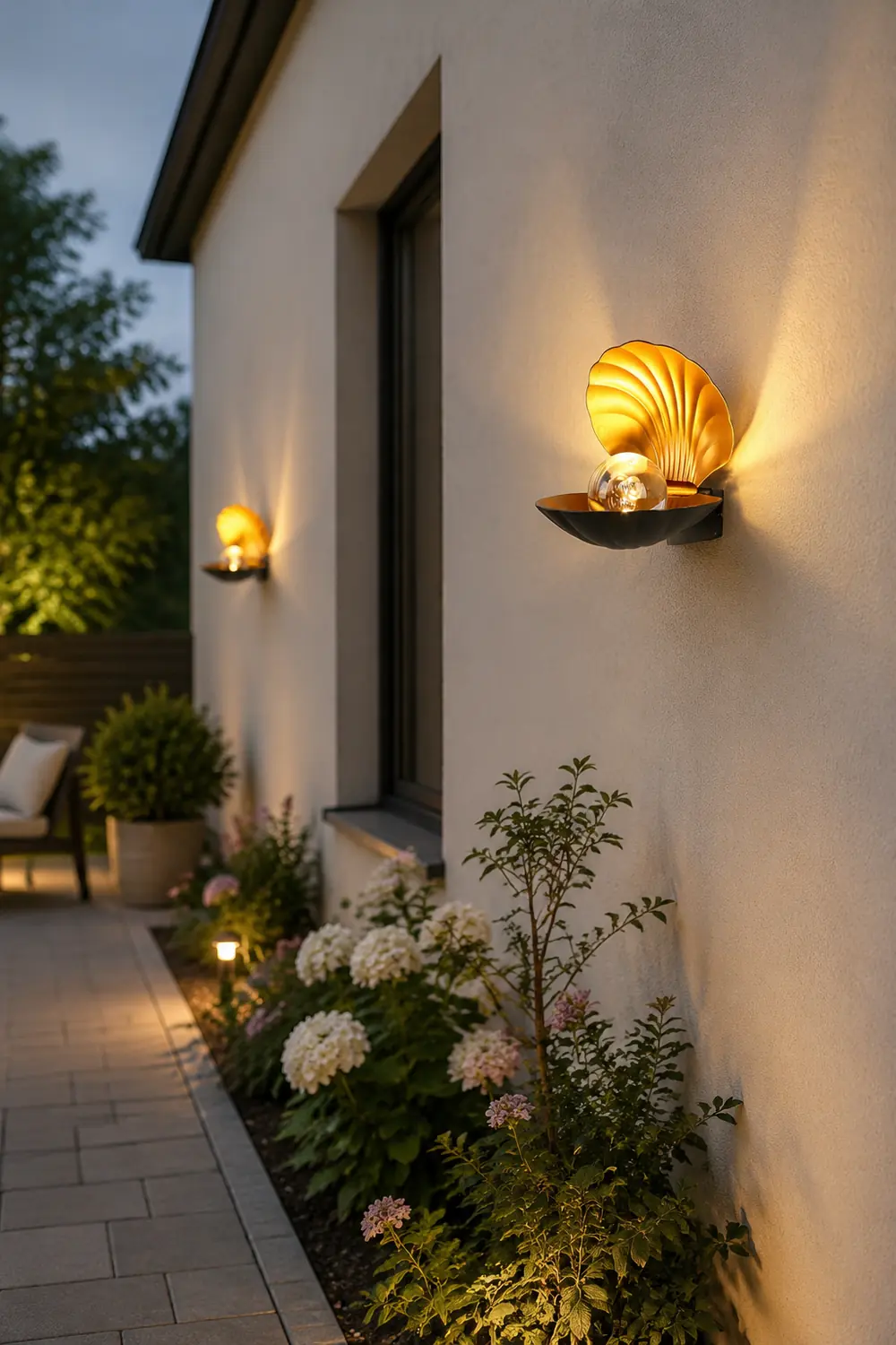 Pearl Clam Wall Light - Lumpaz