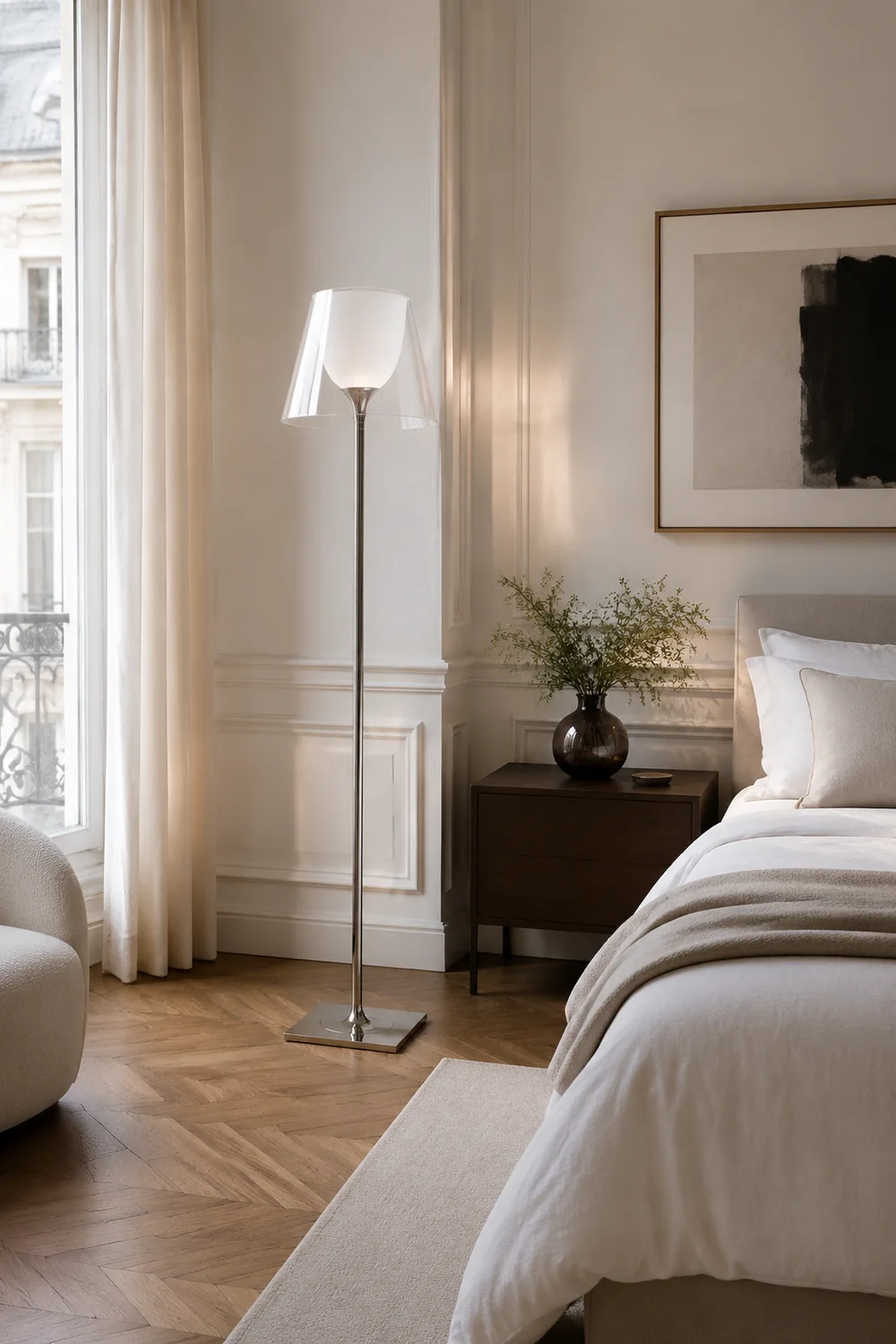 Chrome Prism Floor Lamp - Lumpaz