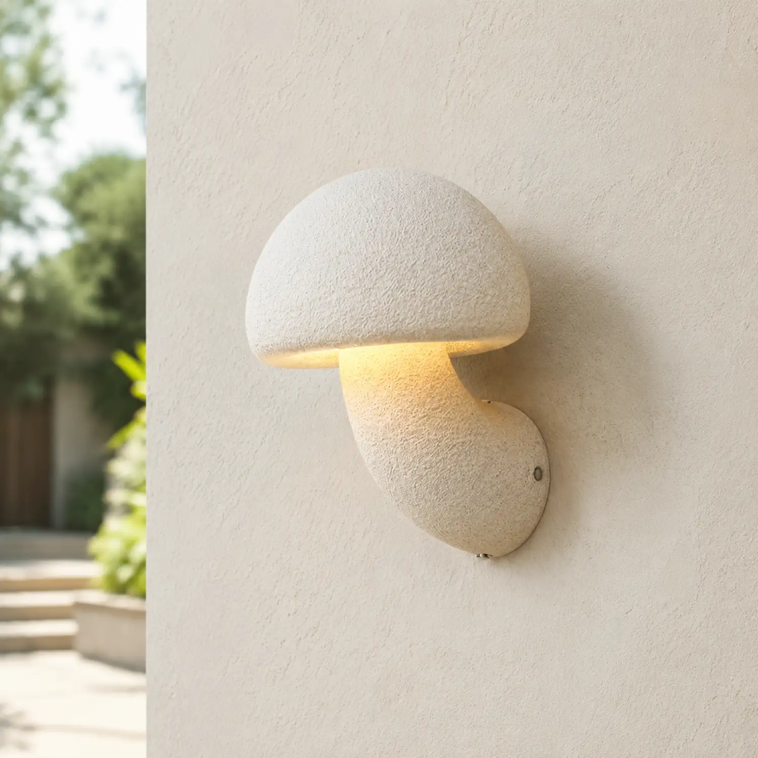 Mushroom Resin Wall Lamp - Lumpaz